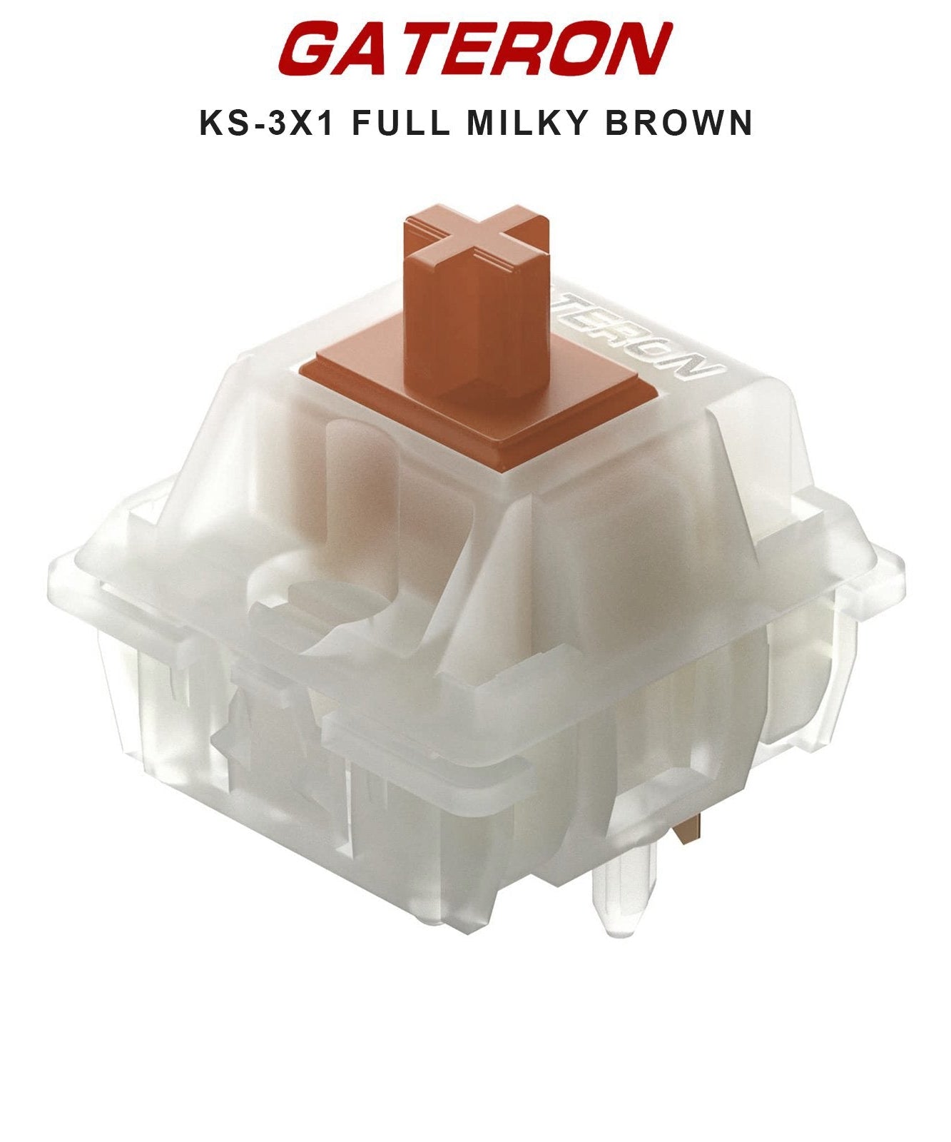 Gateron KS-3X1 Full Milky Switches