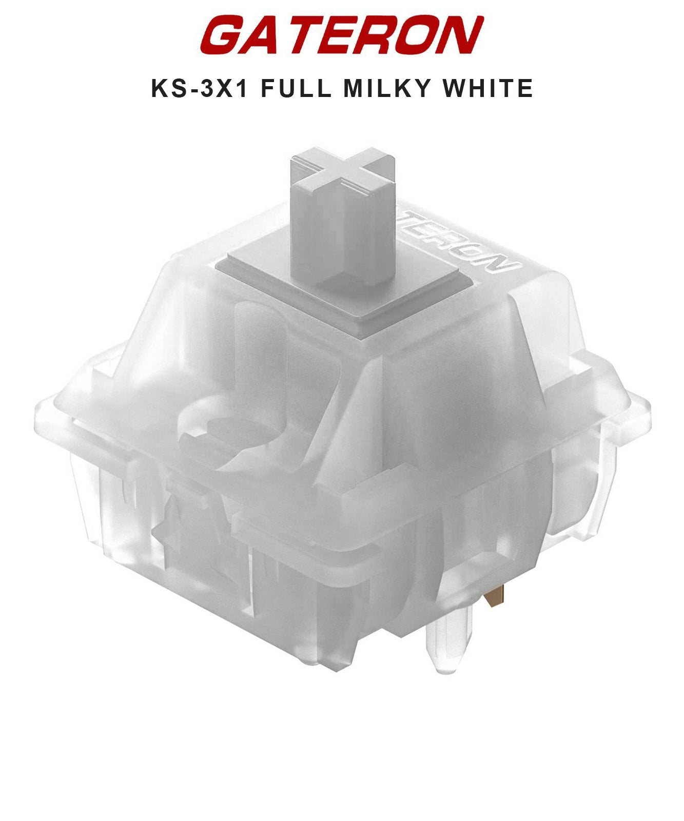 Gateron KS-3X1 Full Milky Switches