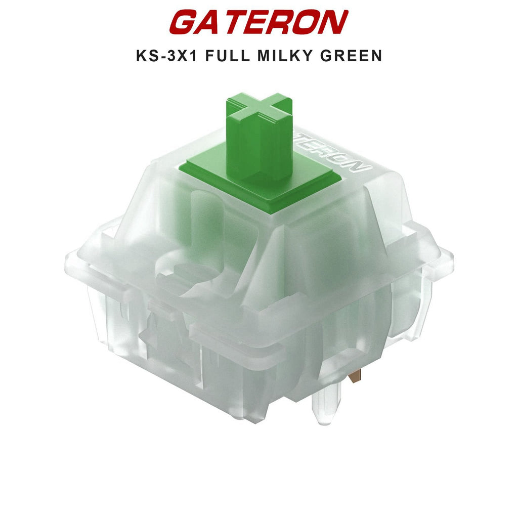 Gateron KS-3X1 Full Milky Switches