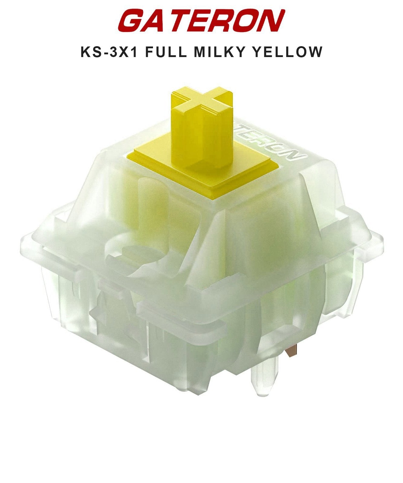 Gateron KS-3X1 Full Milky Switches