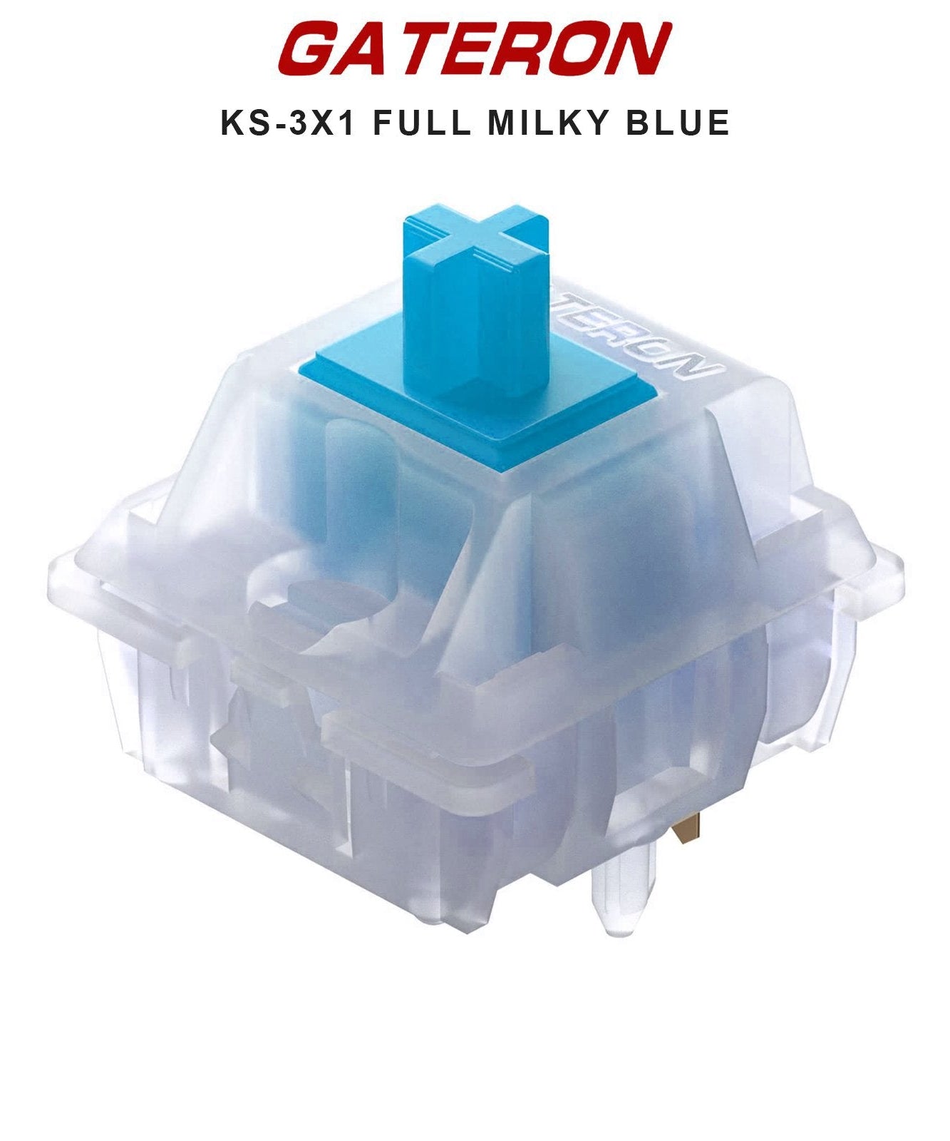 Gateron KS-3X1 Full Milky Switches