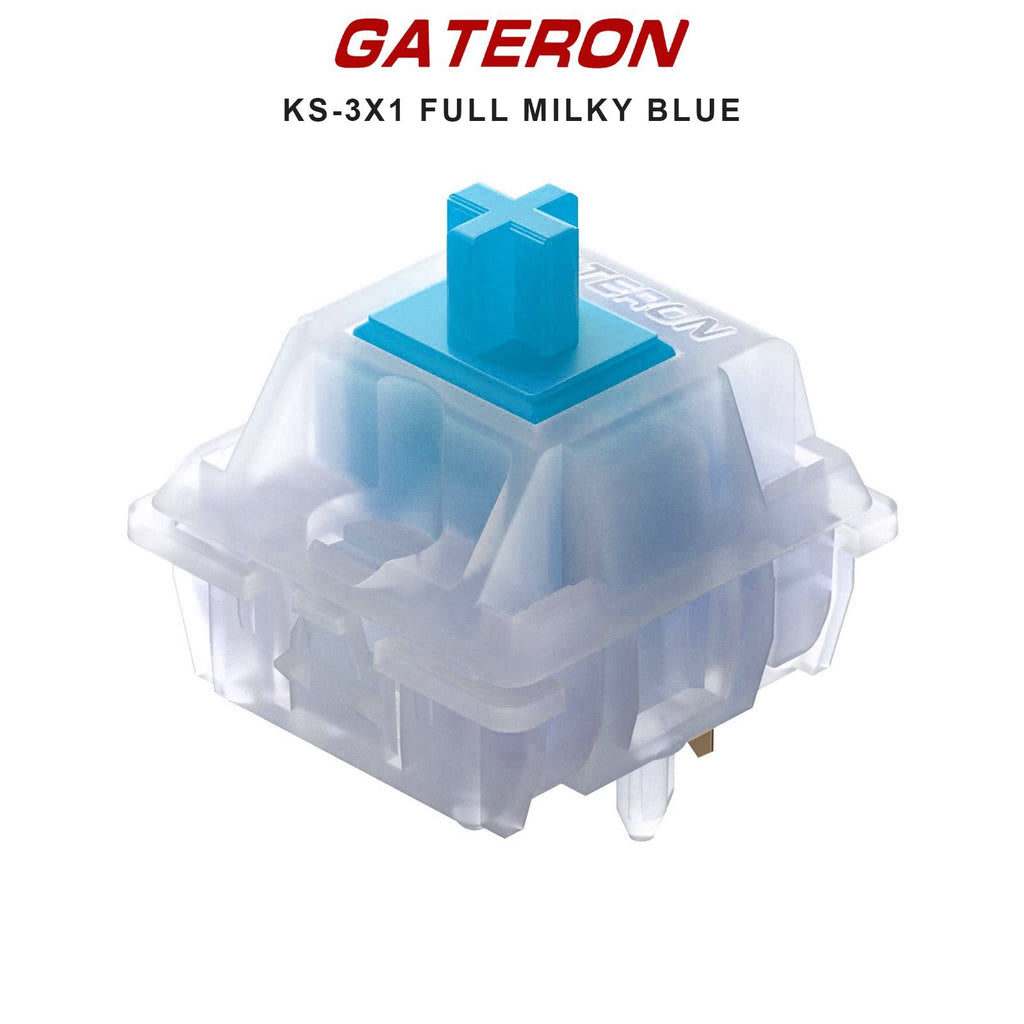 Gateron KS-3X1 Full Milky Switches