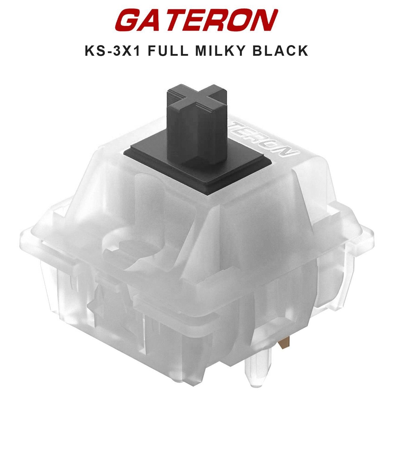 Gateron KS-3X1 Full Milky Switches