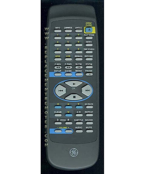 GE General Electric CRK180DA1 DVD Remote Control