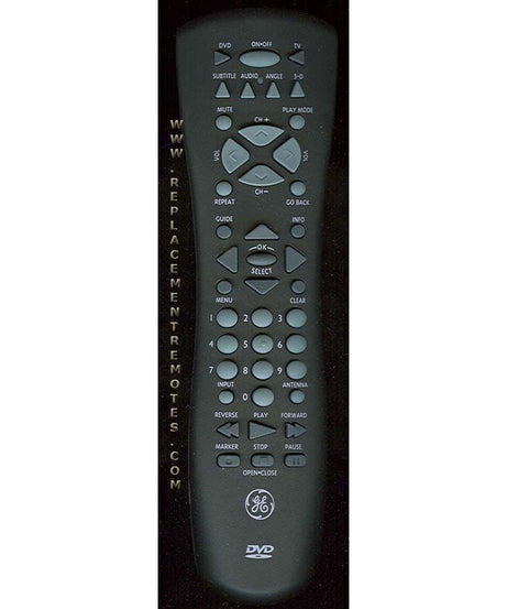 GE General Electric CRK76DC1 DVD Remote Control