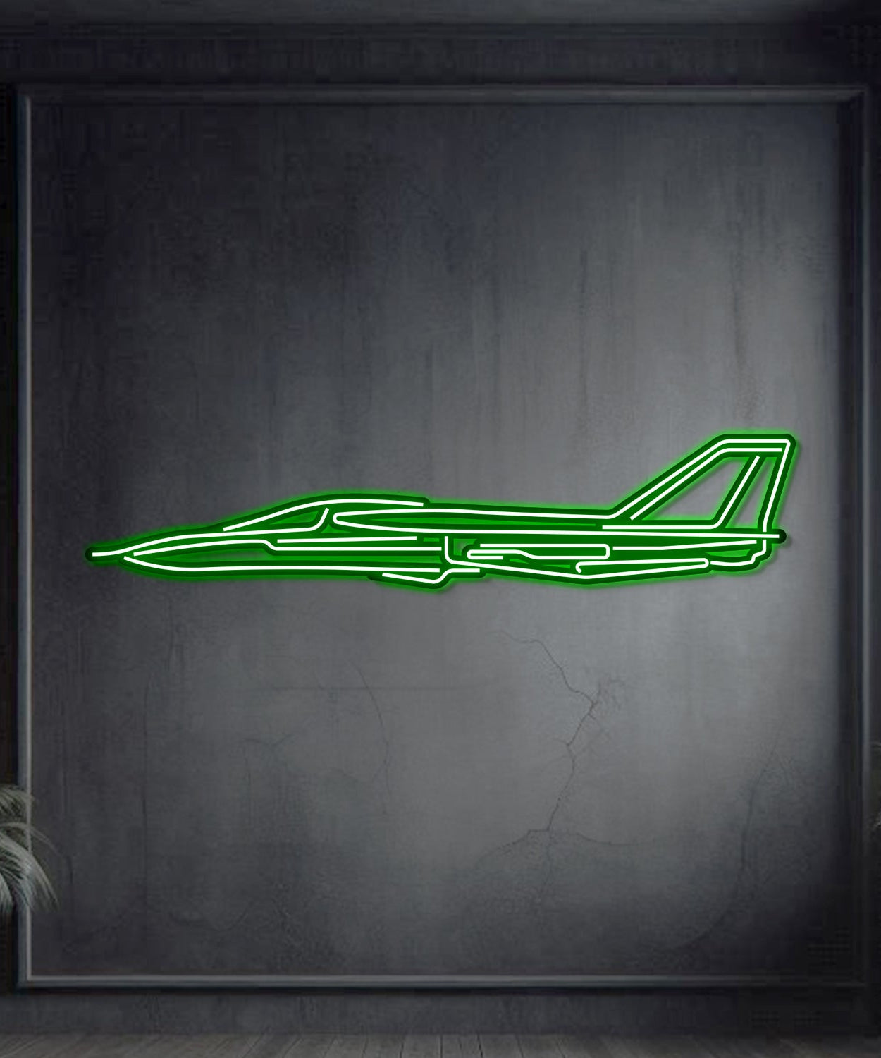 F-111 Aardvark Metall-Neon-Flugzeug Wandkunst - NCN0045