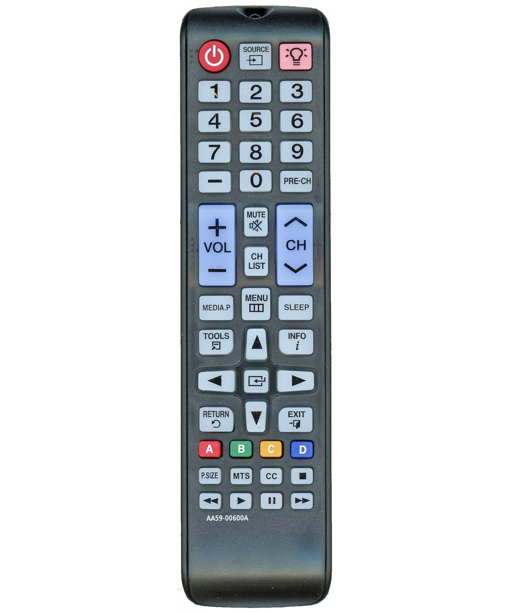 Anderic Generic AA59-00600A For Samsung Smart TV Remote Control | IR | Backlight - AA5900600A-GEN