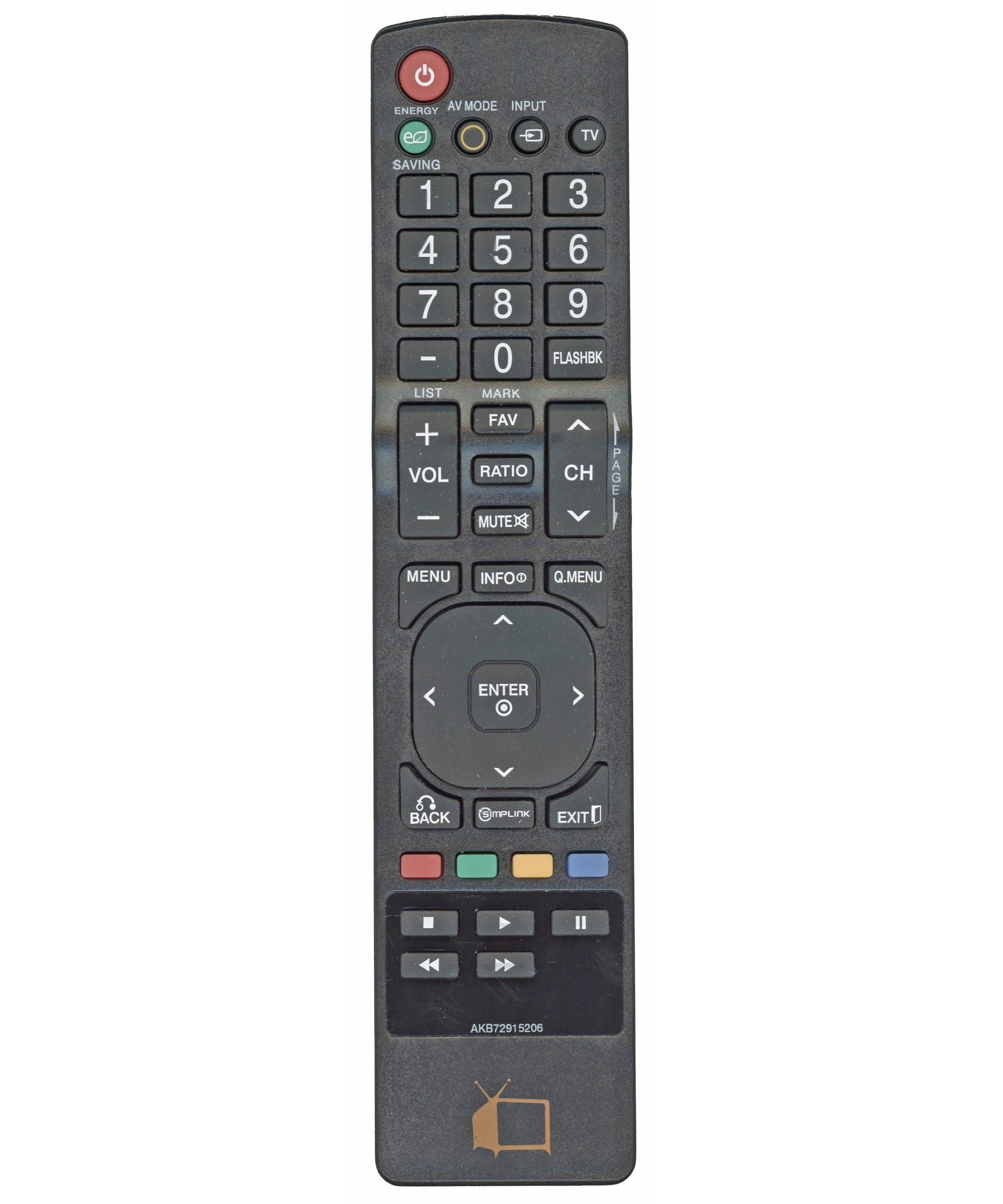 Anderic Generic AKB72915206 FOR LG TV Remote Control