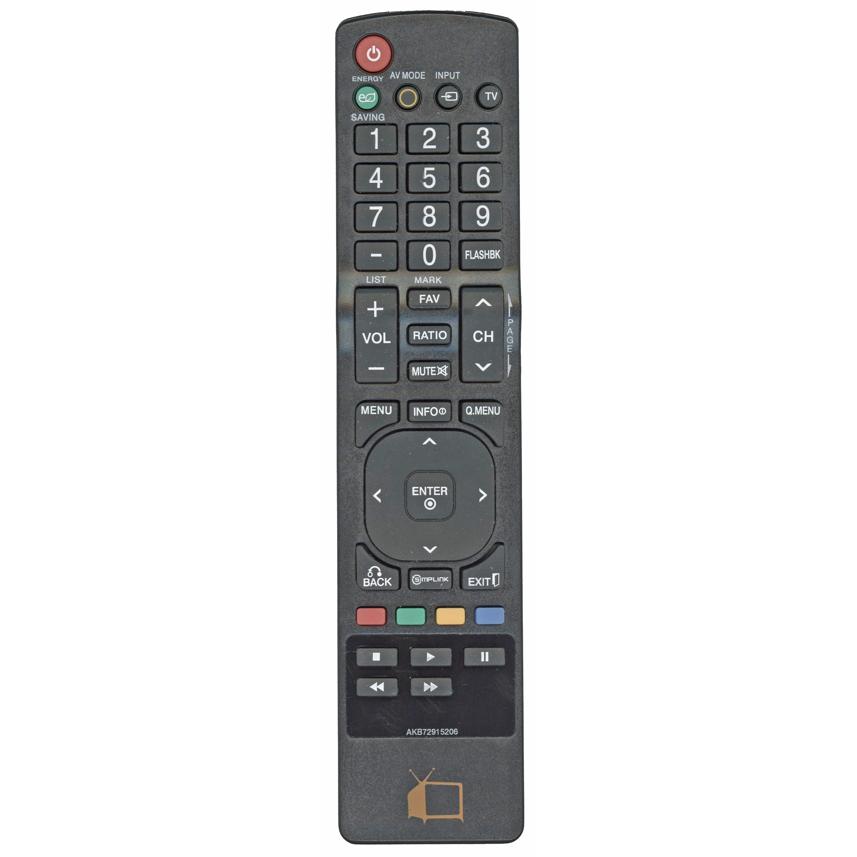 Anderic Generic AKB72915206 FOR LG TV Remote Control