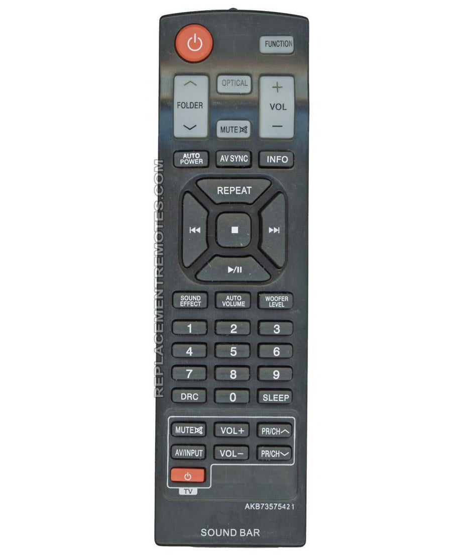 Anderic Generic AKB73575421 for LG Sound Bar Remote Control