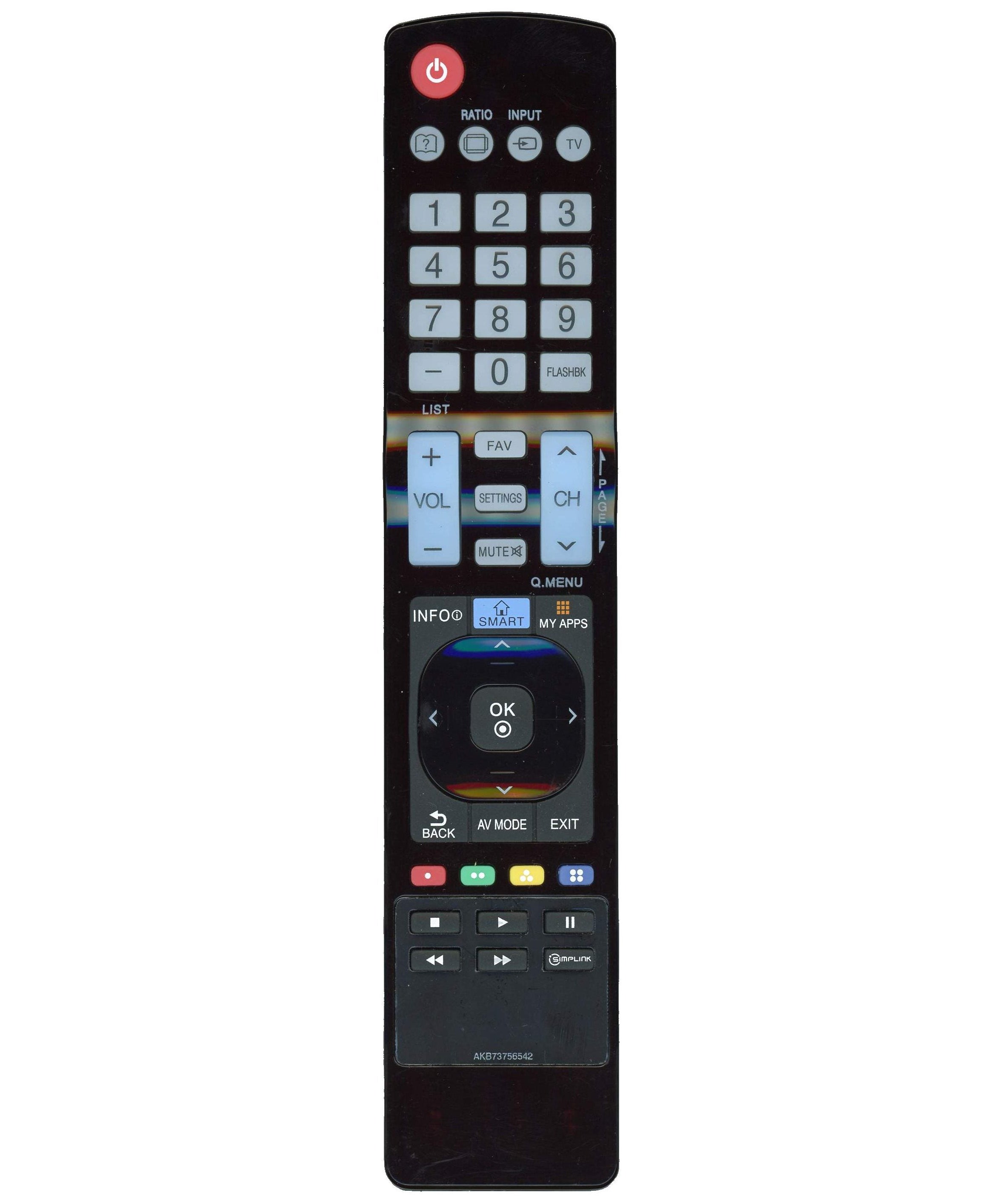 Anderic Generic AKB73756542 for LG TV Remote Control