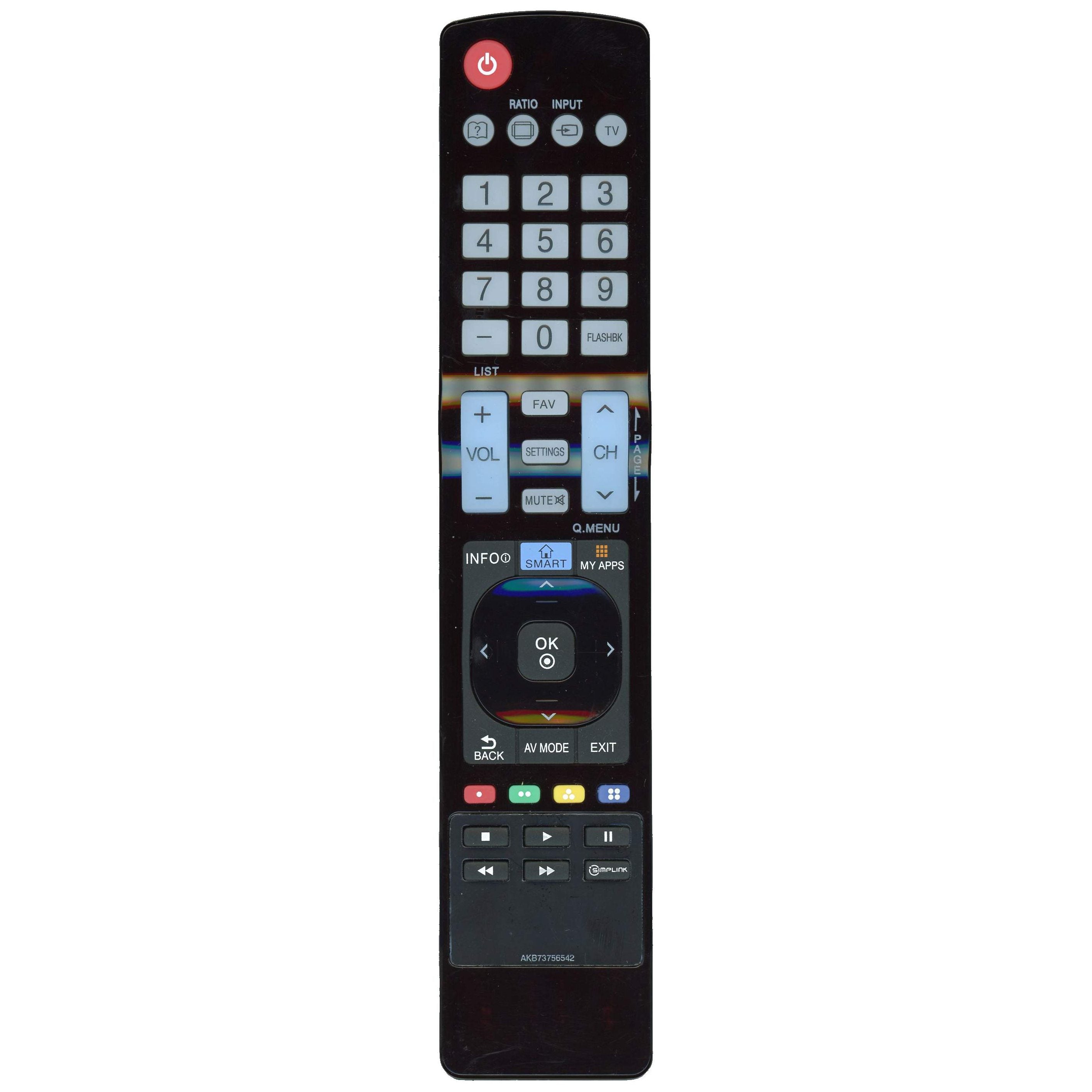 Anderic Generic AKB73756542 for LG TV Remote Control
