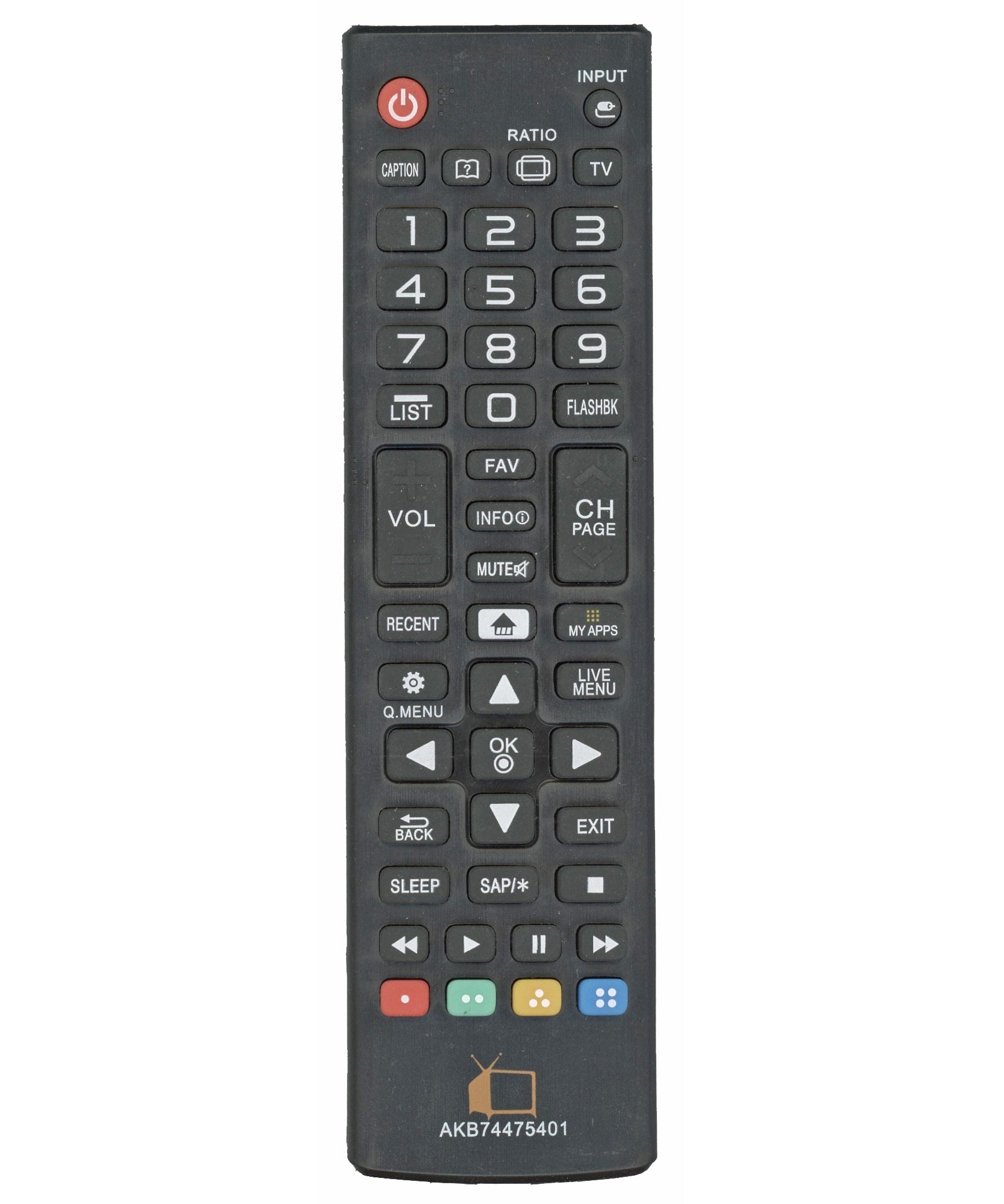 Anderic Generic AKB74475401 For LG TV Remote Control