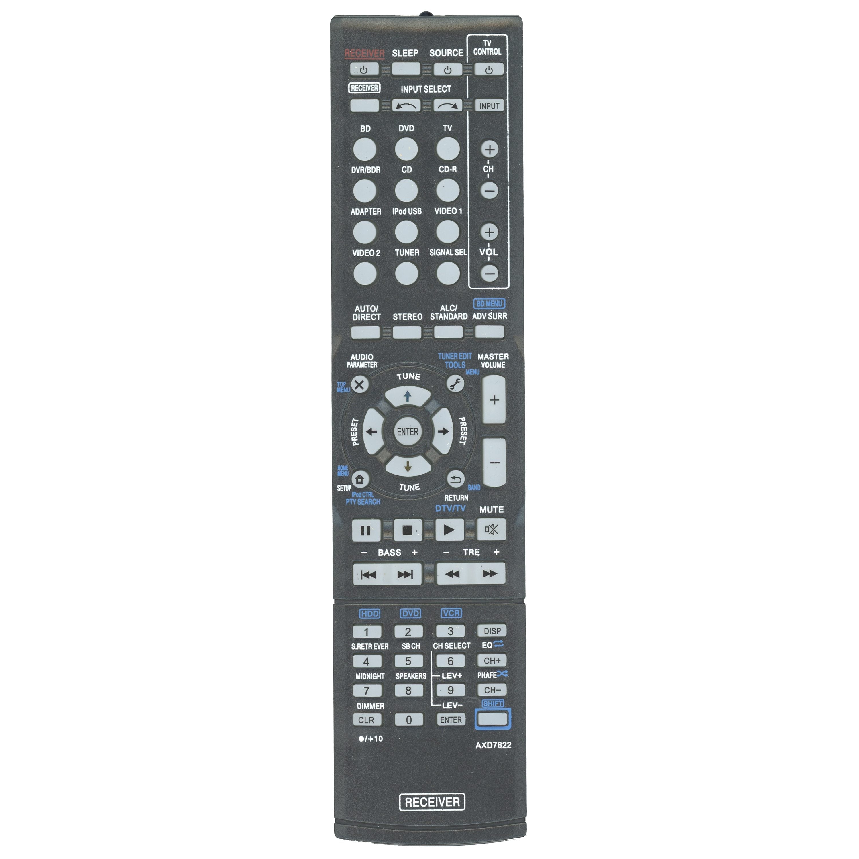 Anderic Generic AXD7622 for Pioneer Receiver Remote Control