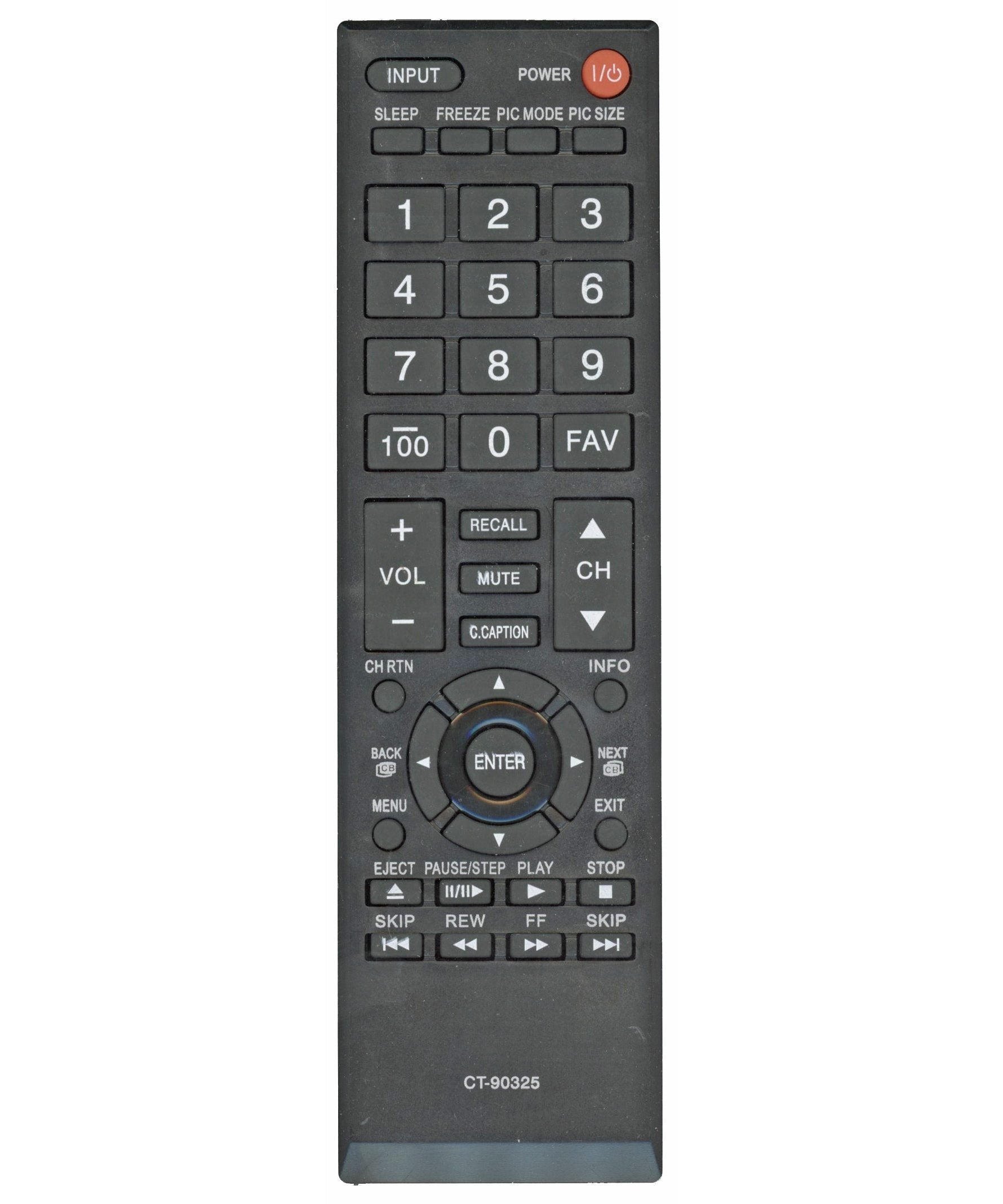 Anderic Generic CT90325 For Toshiba TV Remote Control