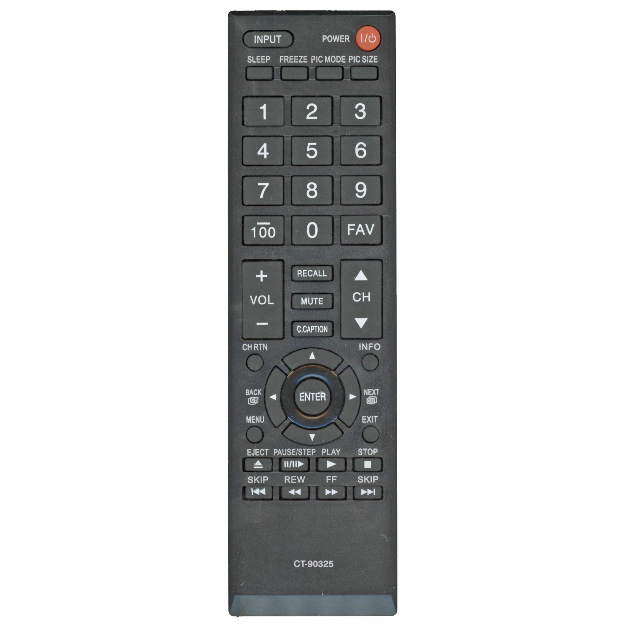 Anderic Generic CT90325 For Toshiba TV Remote Control