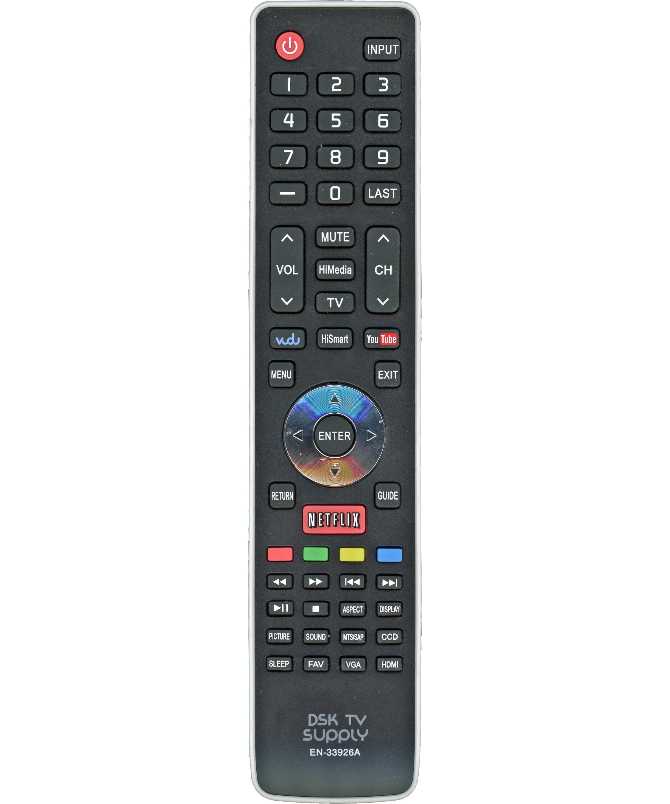 Anderic EN33926A For Hisense TV Remote Control