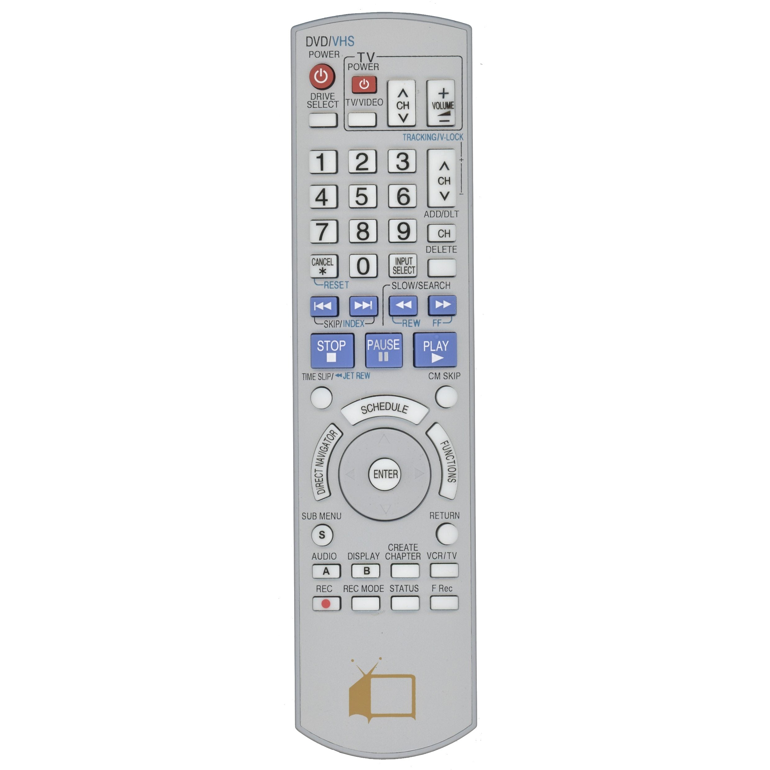 Anderic Generic EUR7659Y10 For Panasonic DVDR Remote Control