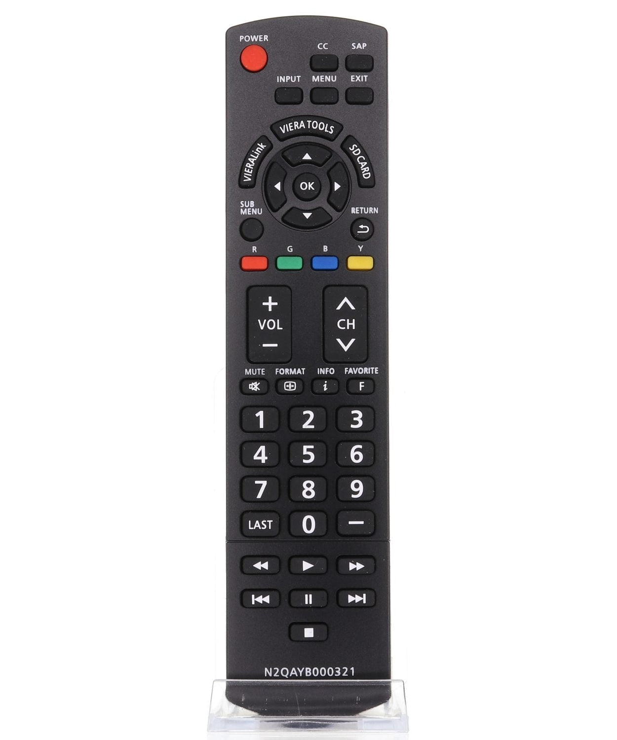 Anderic Generic N2QAYB000321 for Panasonic TV Remote Control