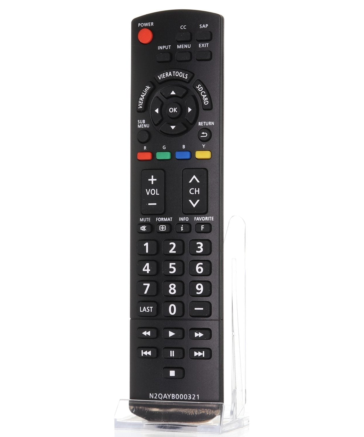 Anderic Generic N2QAYB000321 for Panasonic TV Remote Control