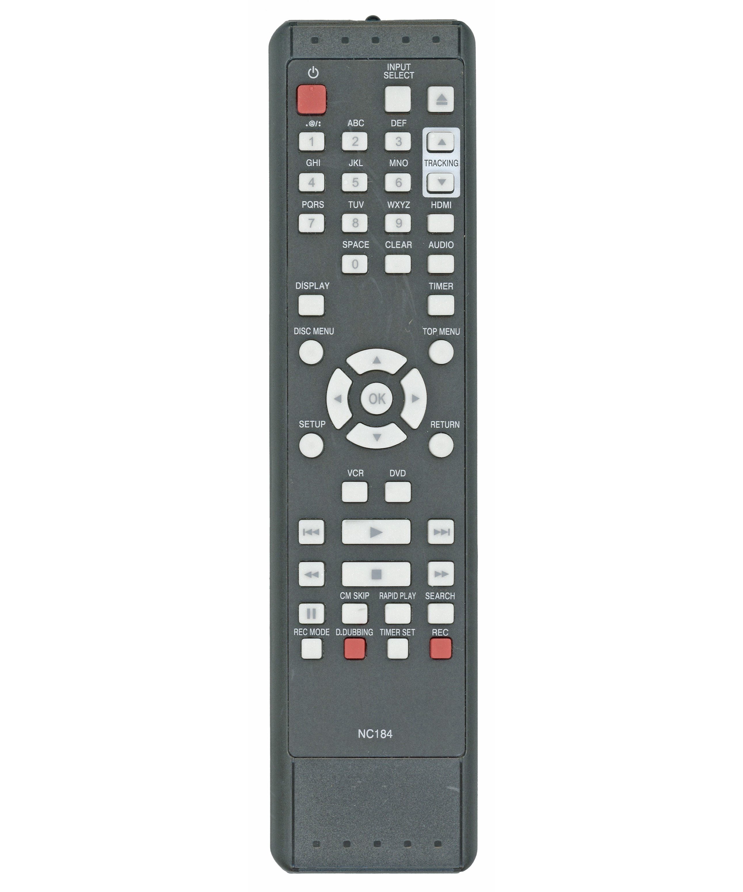Generic NC184UH For Sanyo DVR Remote Control - NC184UH-GEN