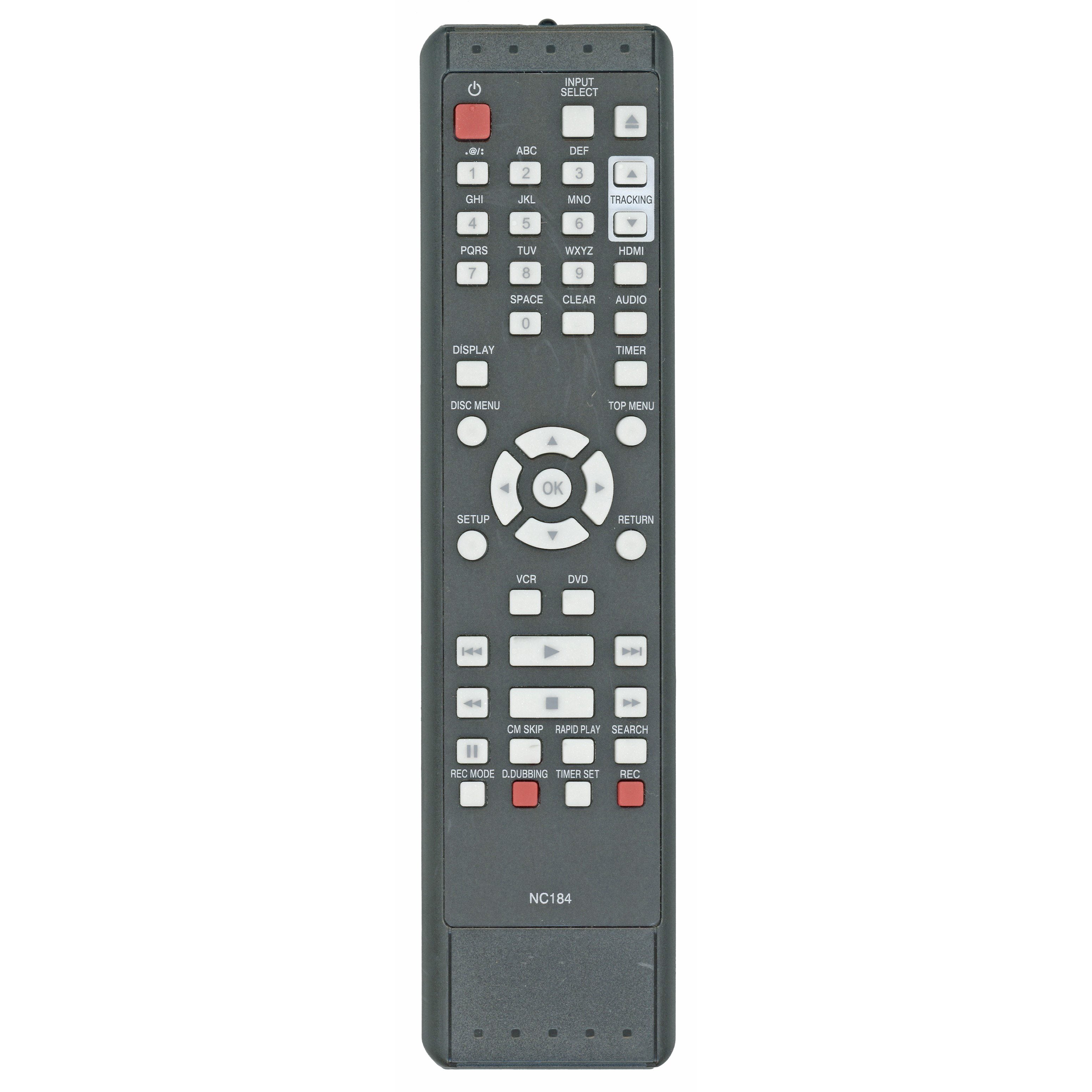 Generic NC184UH For Sanyo DVR Remote Control - NC184UH-GEN
