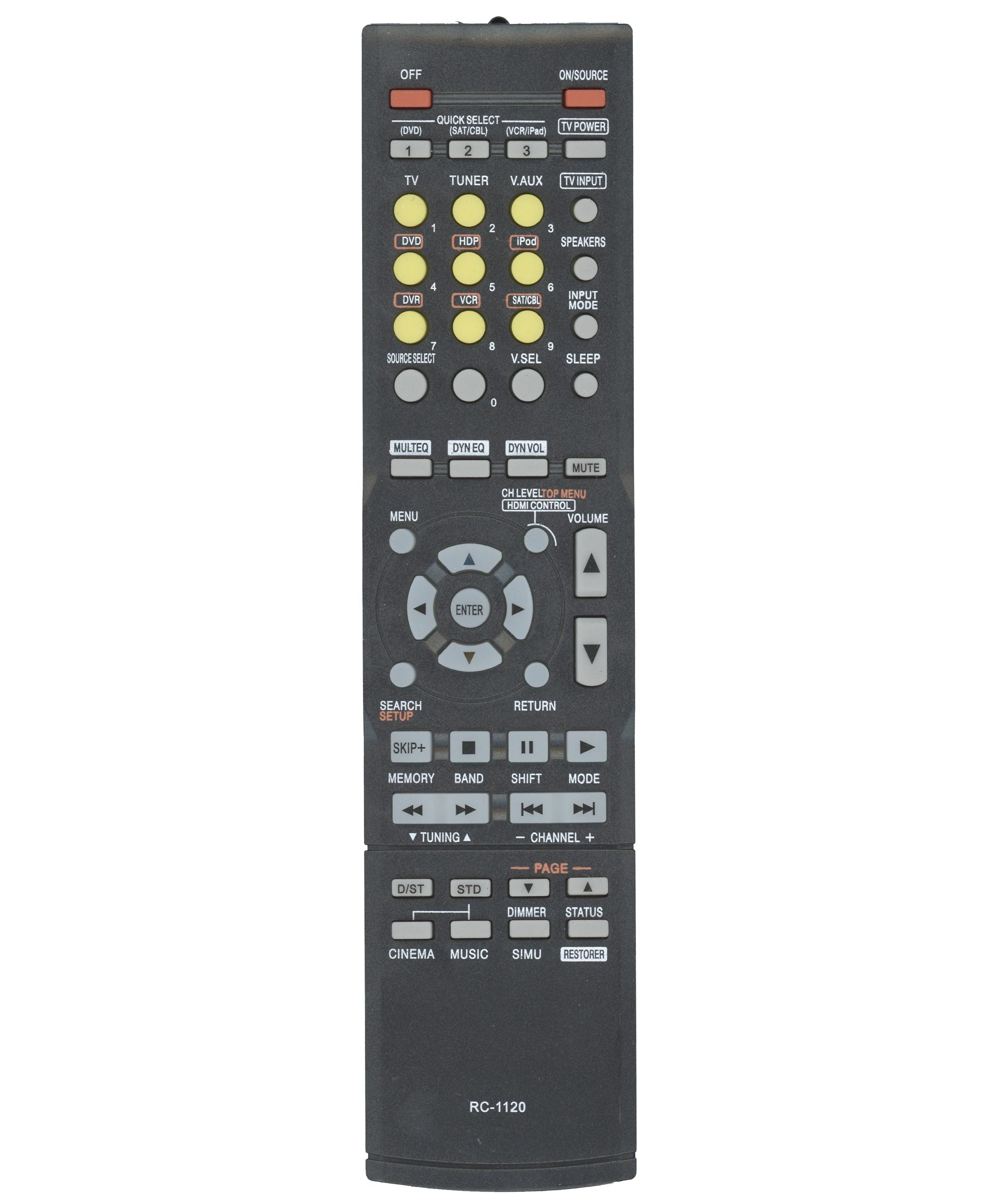 Generic RC1120 For Denon Receiver Remote Control