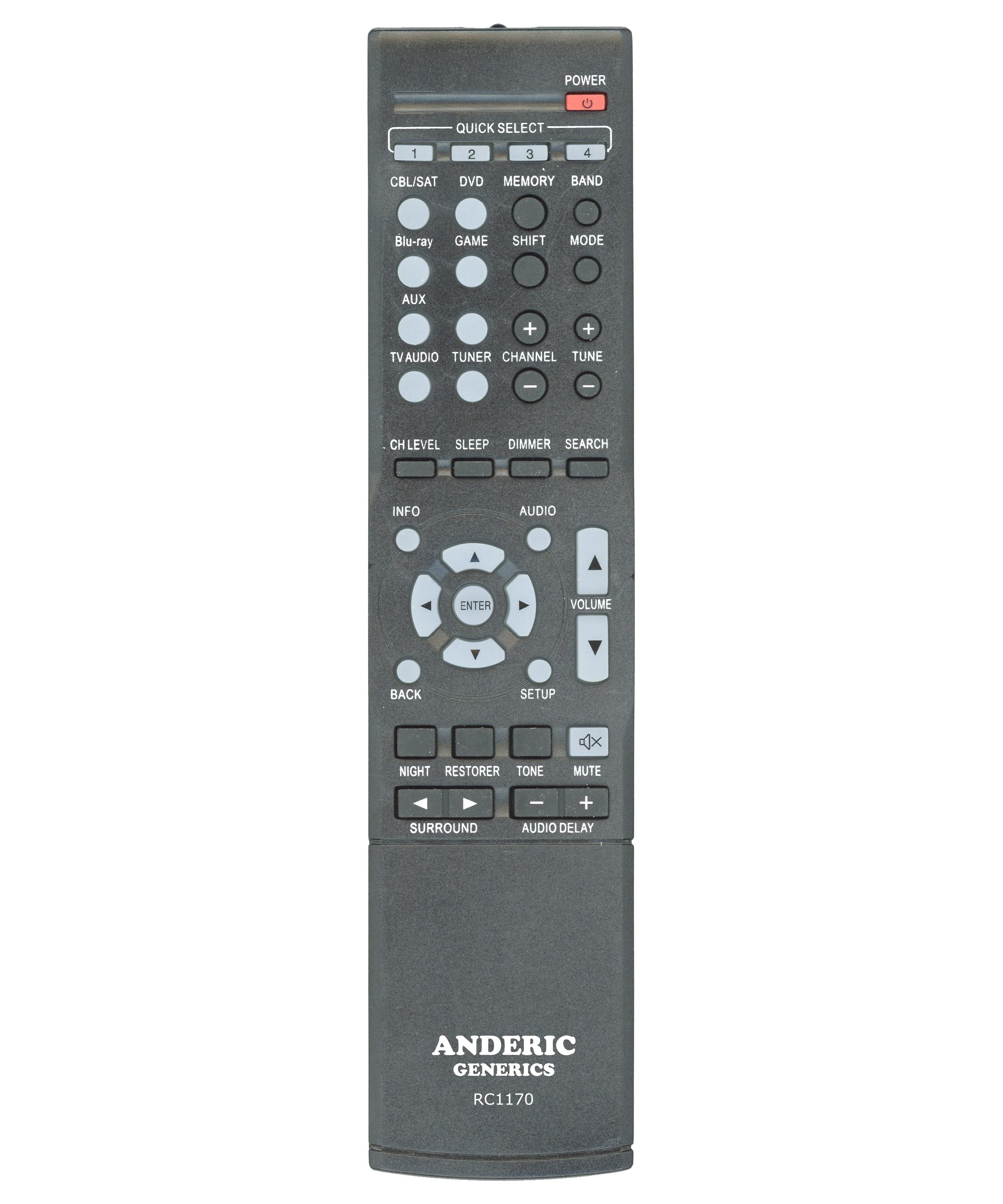Generic RC1170 FOR DENON Receiver Remote Control - RC1170-gen