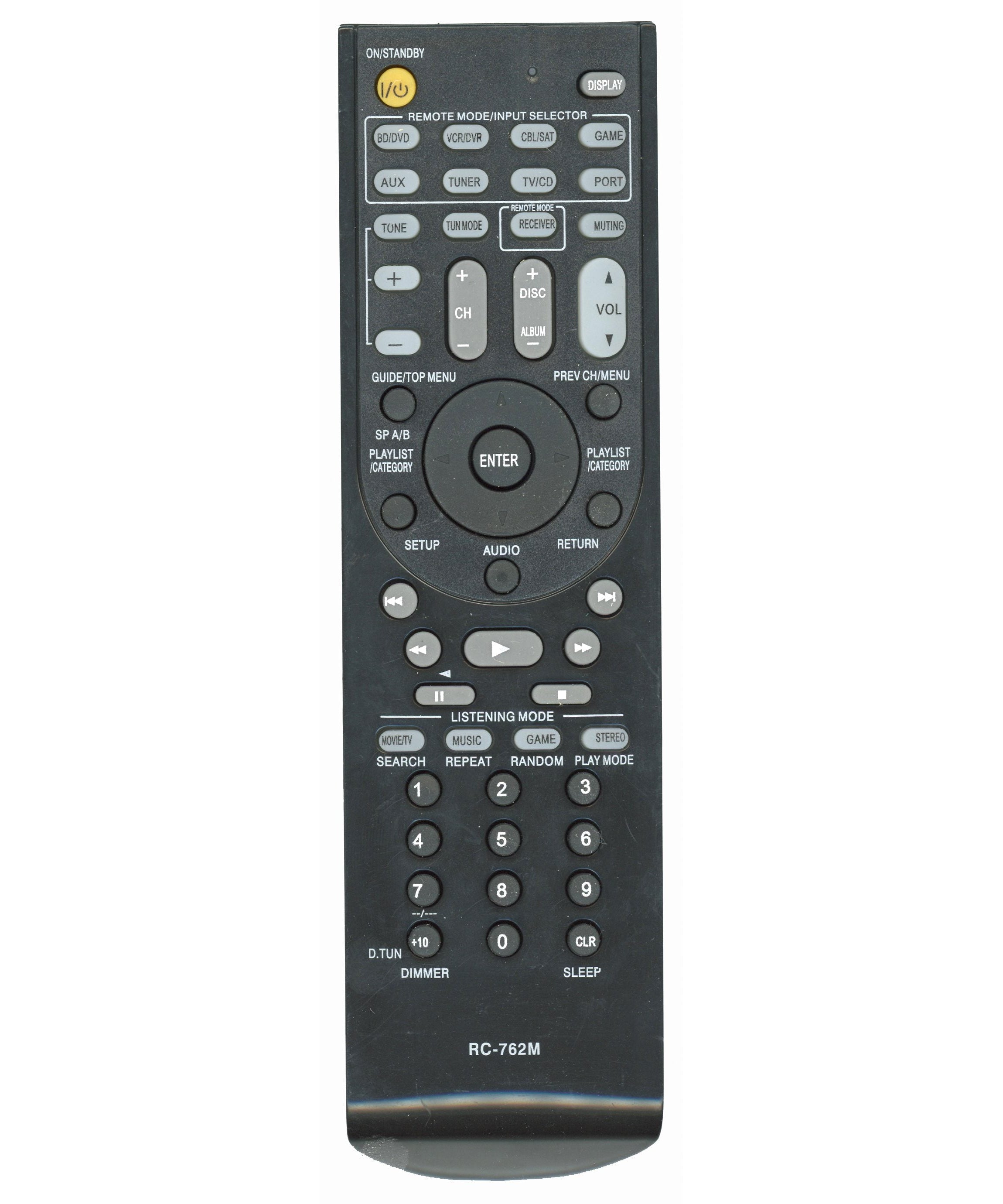 Anderic Generic RC762M For Onkyo Receiver Remote Control