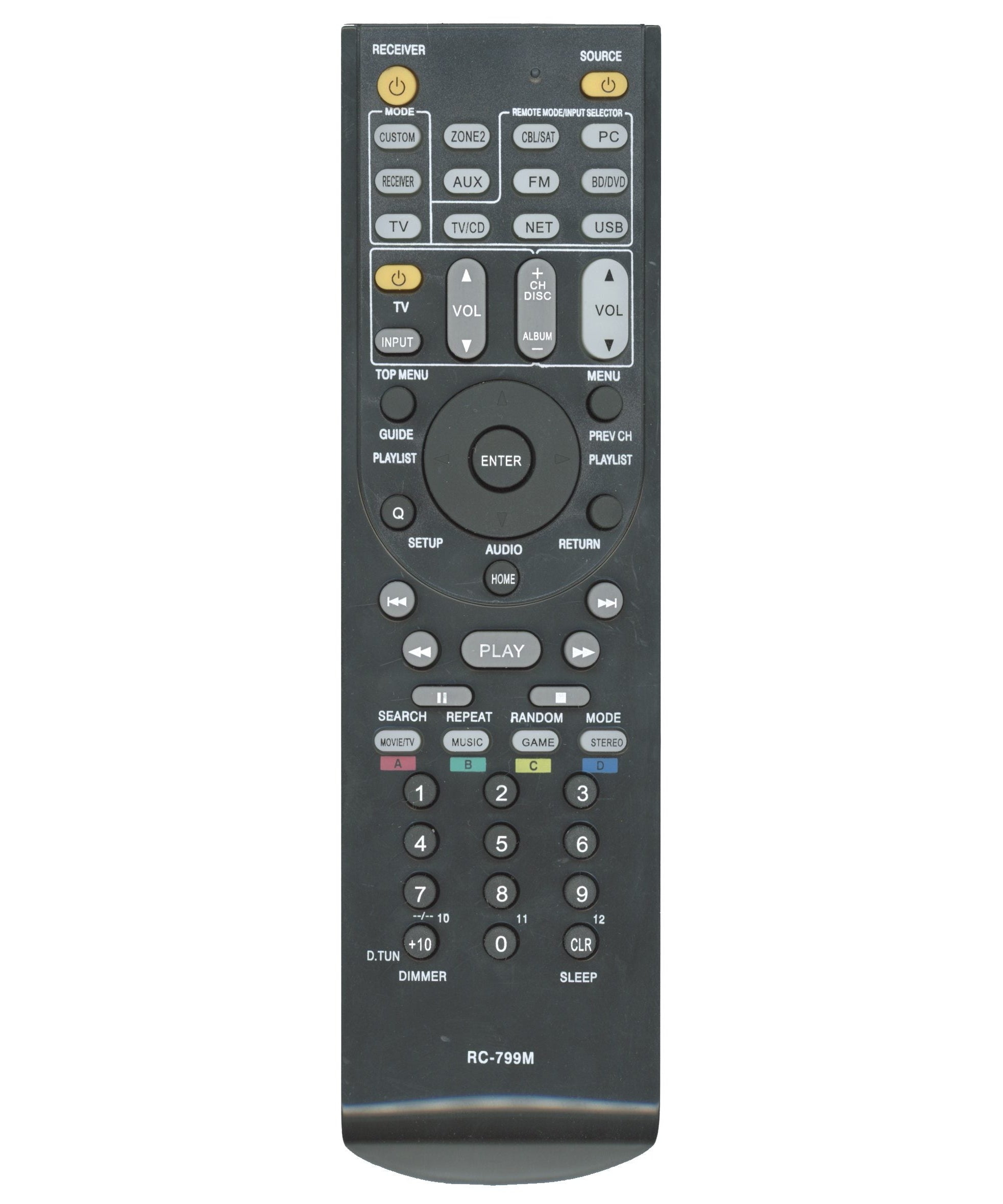 Generic RC-799M For ONKYO / INTEGRA A/V Receiver Remote Control