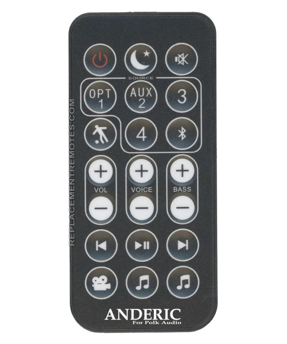 Anderic Generic RE6915-1 For Polk Sound Bar Remote Control
