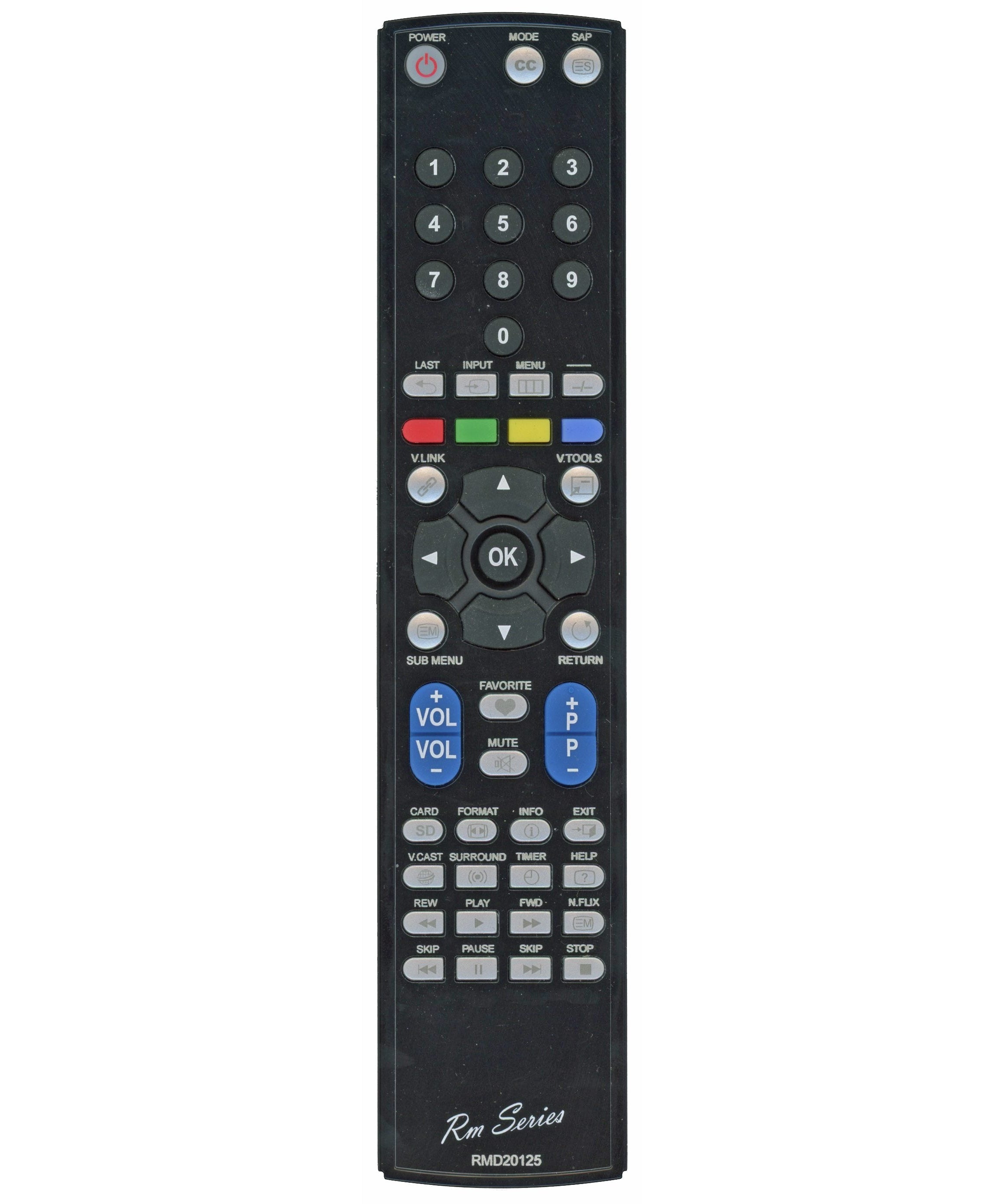 Anderic Generic RMD20125 FOR PANASONIC TV Remote Control