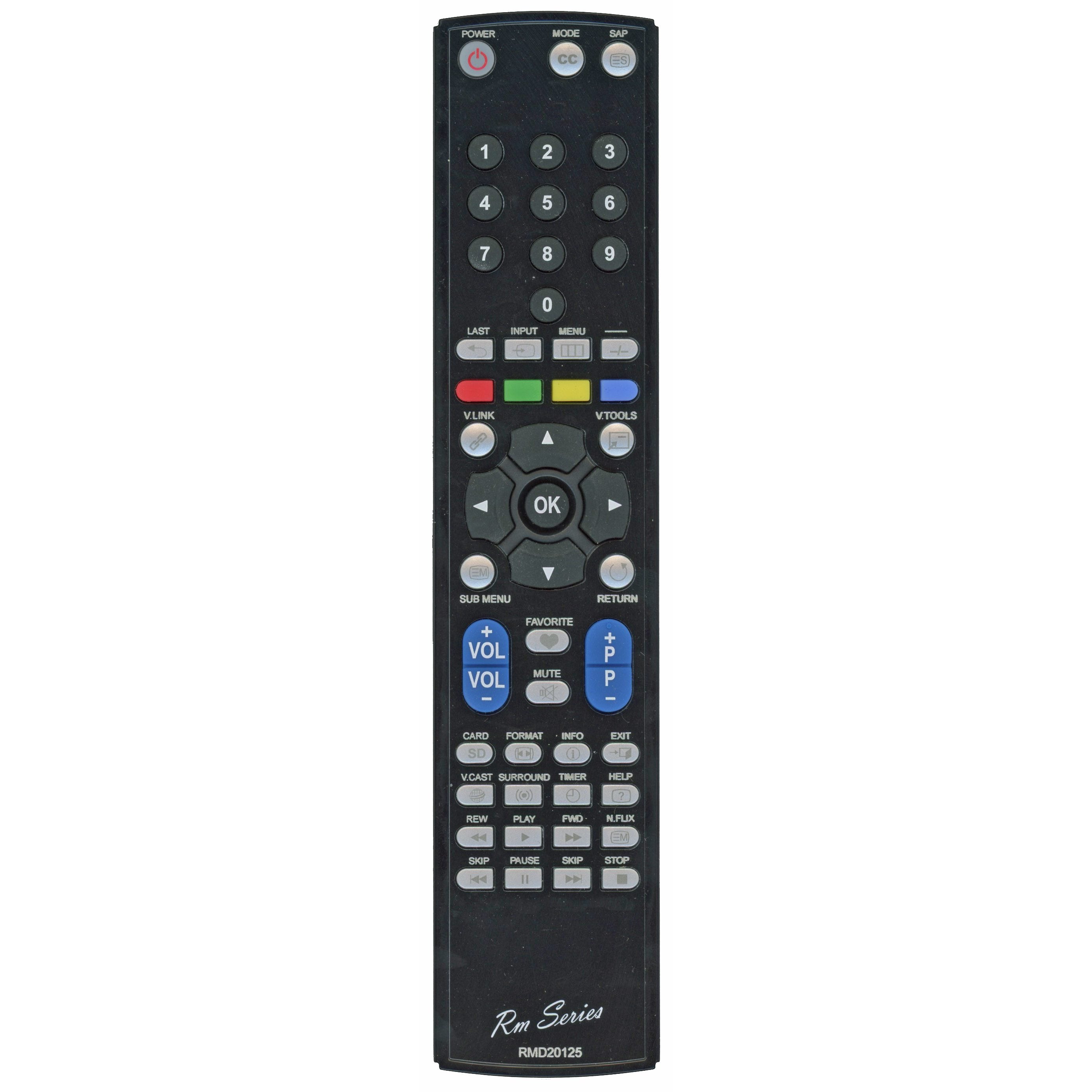 Anderic Generic RMD20125 FOR PANASONIC TV Remote Control