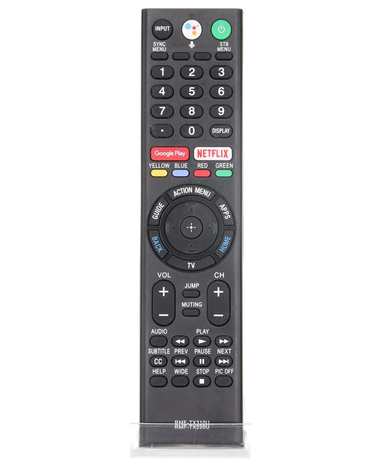 Anderic Generic RMFTX310U Replacement TV Remote Control with Voice for Sony RMF-TX310U, RMF-TX220U and Others