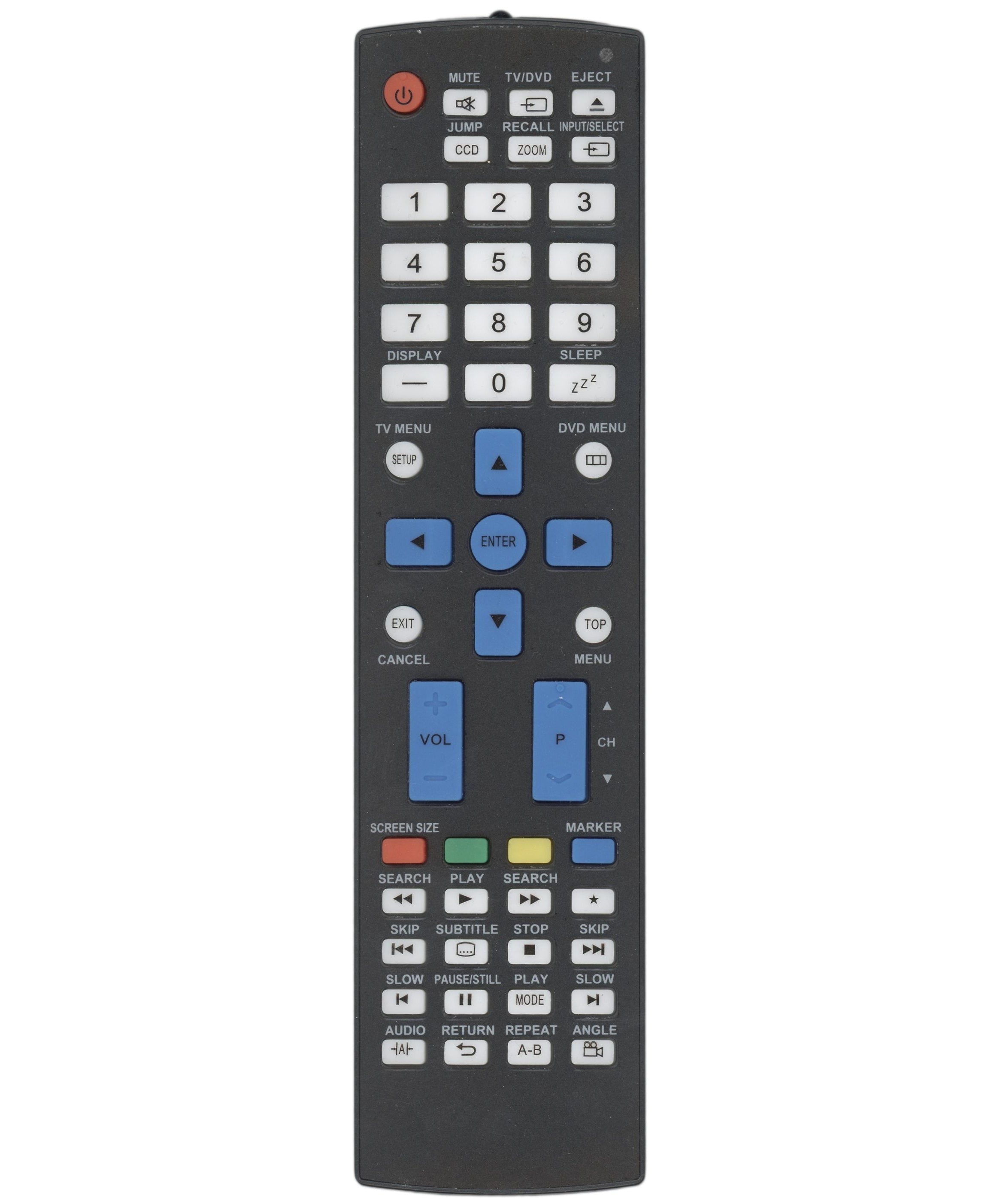 Anderic Generic RM-C1221 for JVC TV/DVD Remote Control - RRMC1221