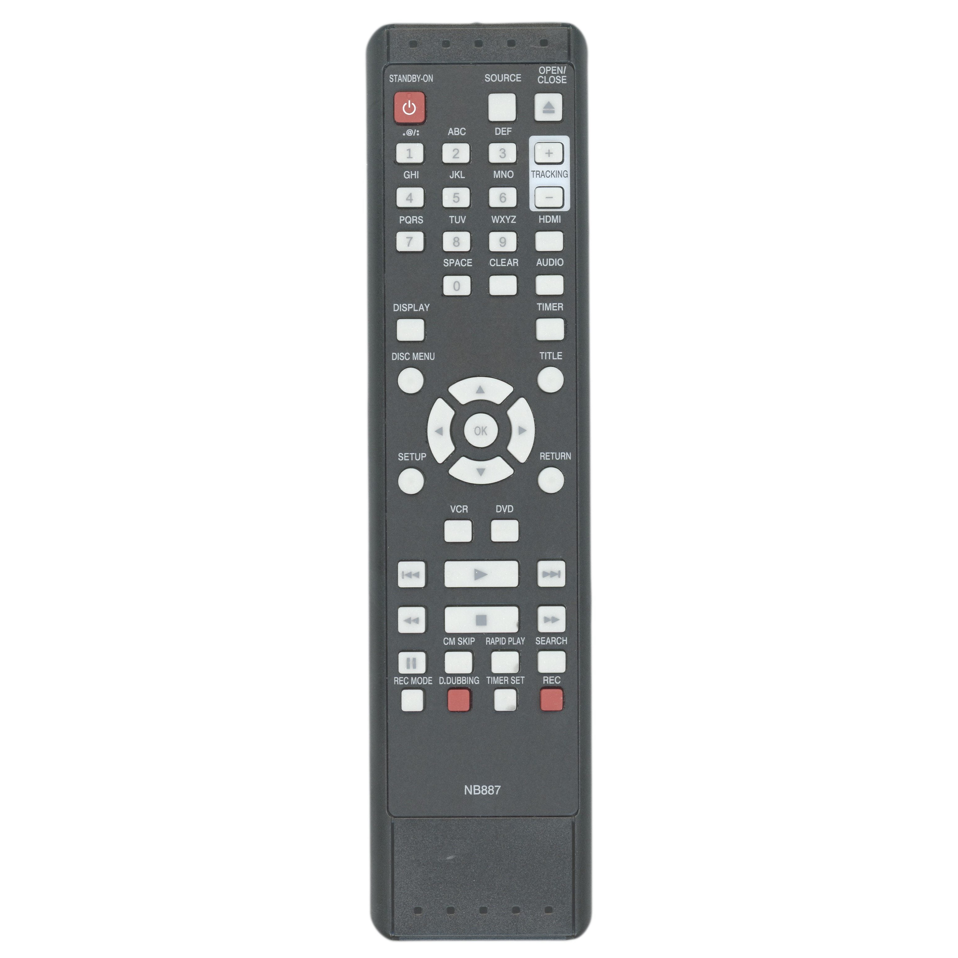 Anderic Generic NB887 for Funai DVD/VCR Remote Control - RRNB887