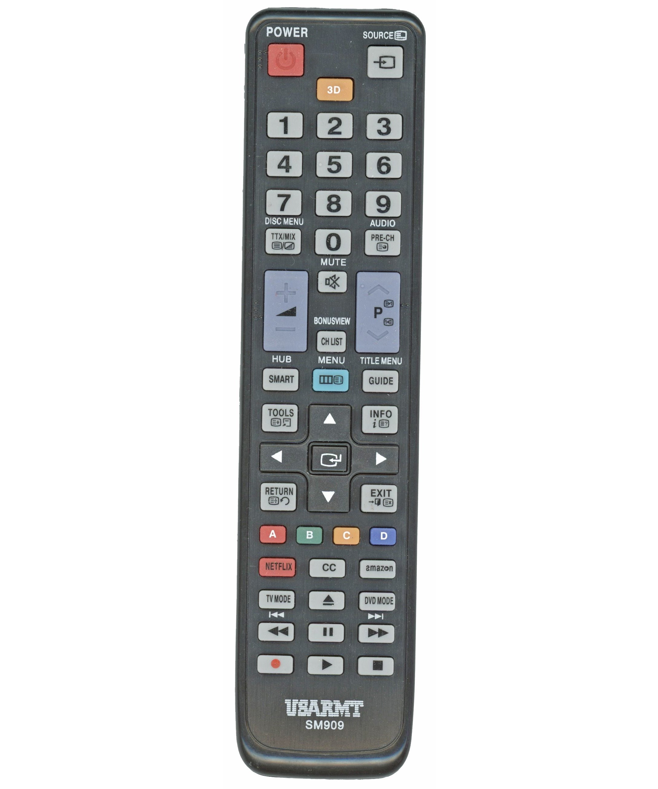 Anderic Generic SM909 For TV / BD Samsung TV Remote Control