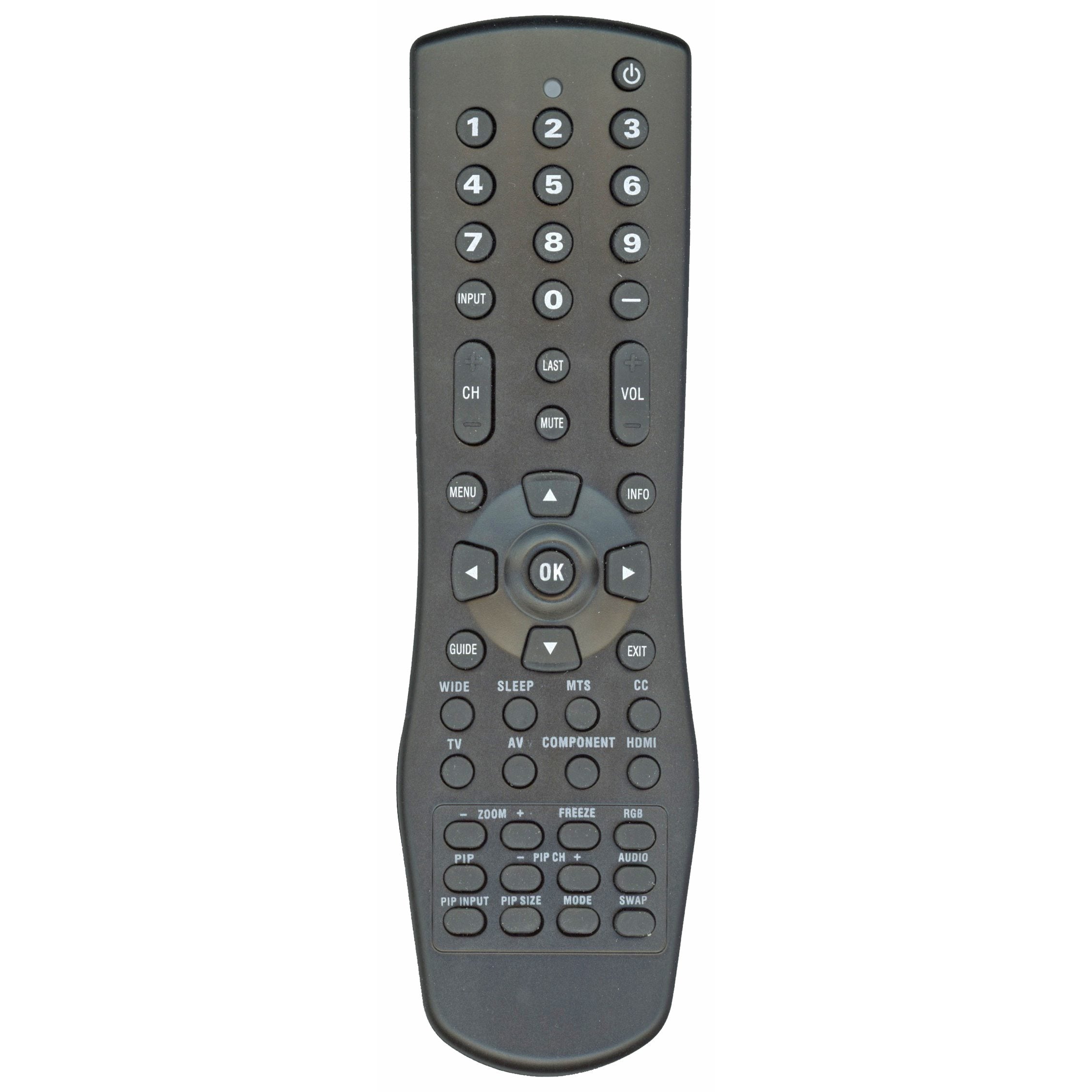 Vizio VR10 Standard TV Remote Control | IR - L98GRABD7NEVZJ