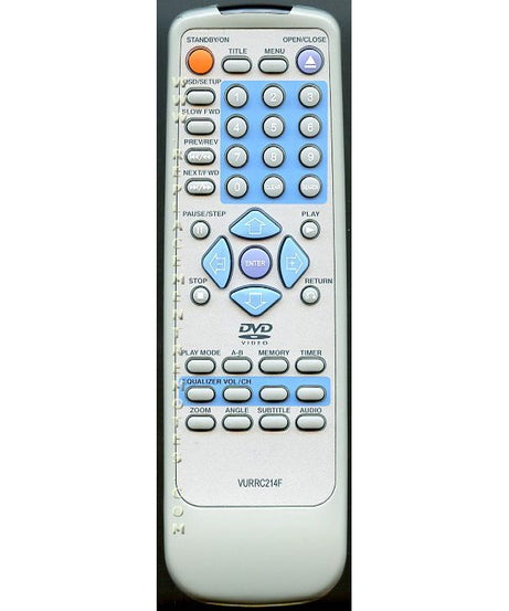 Anderic Generic VURRC214F DVD Remote Control