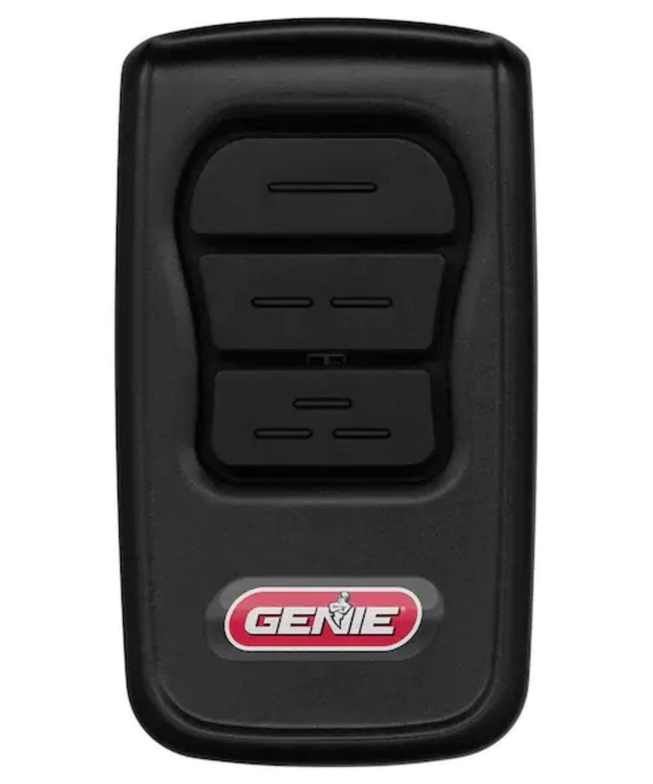 Substitute for Genie GM3T-R 3-Button for Genie with Learn and 9/12 DIP Switches Garage Door Opener Remote Control [375UT-3button]
