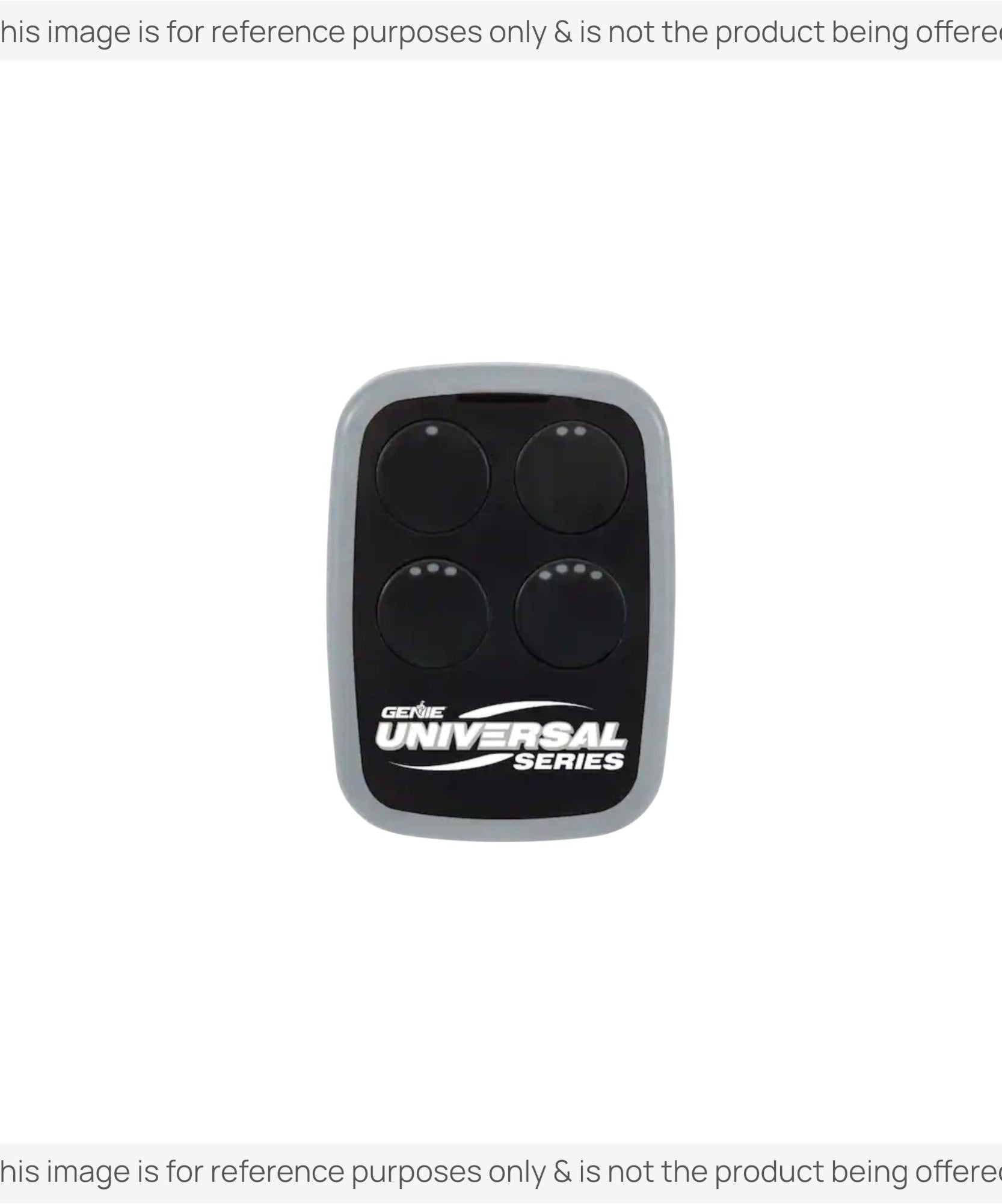 Substitute for Genie GU4TG-R Universal 4-Button with DIP and Learn Garage Door Opener Remote Control [375UT-3button]