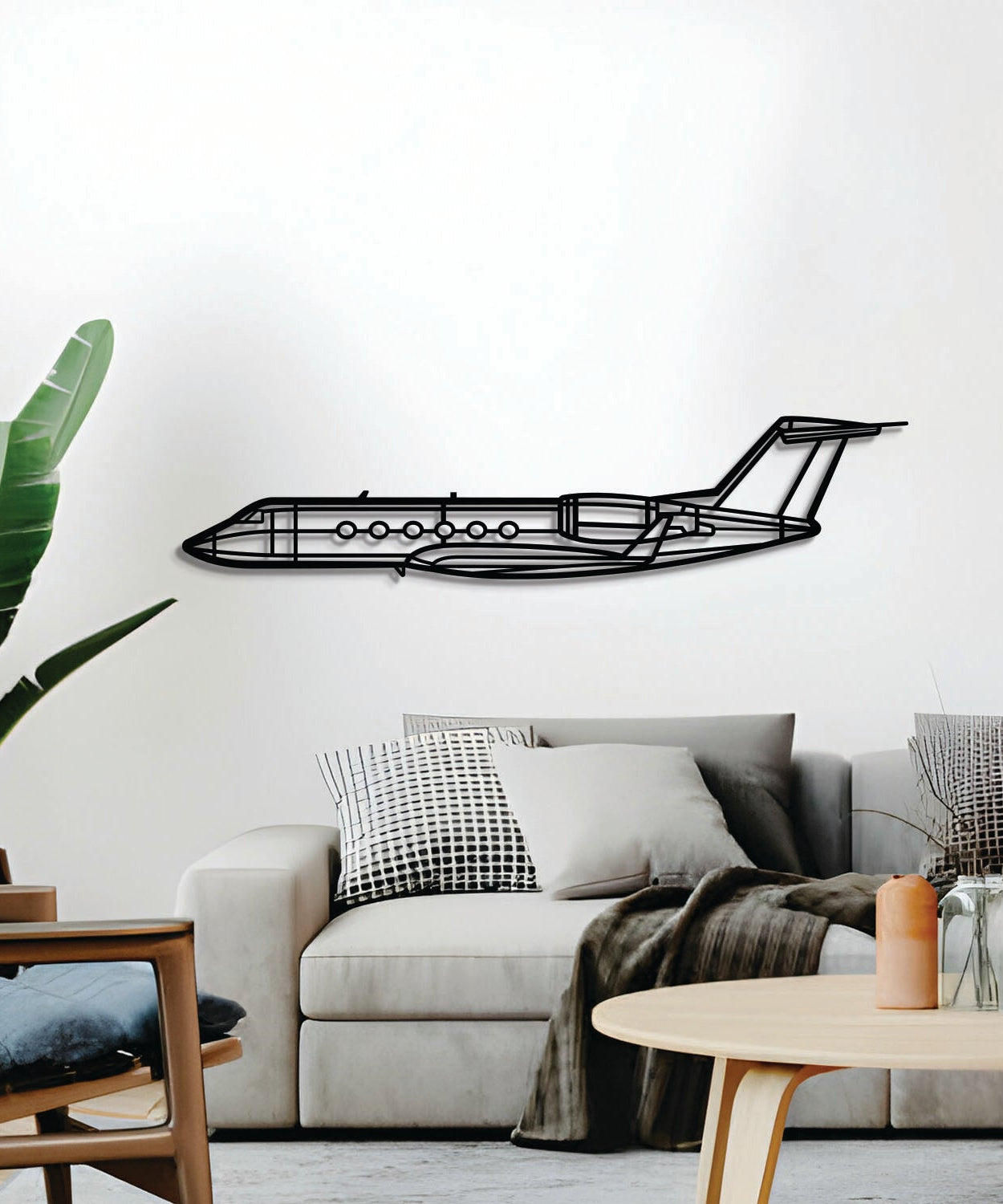 GIV-SP Wandkunst aus Metallflugzeug – NCP0569