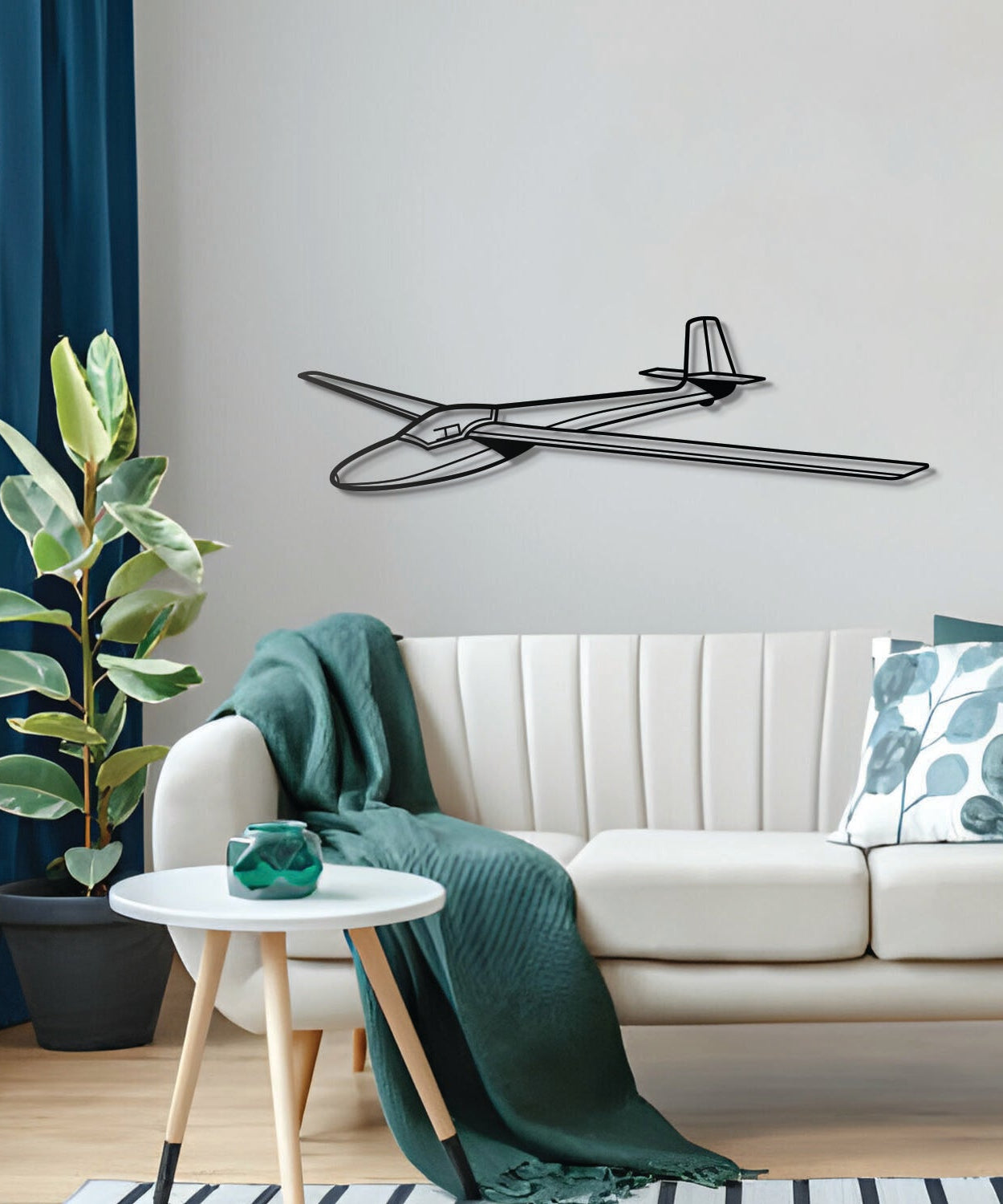 201 Standard Libelle Metall Flugzeug Wandkunst - NCP0252