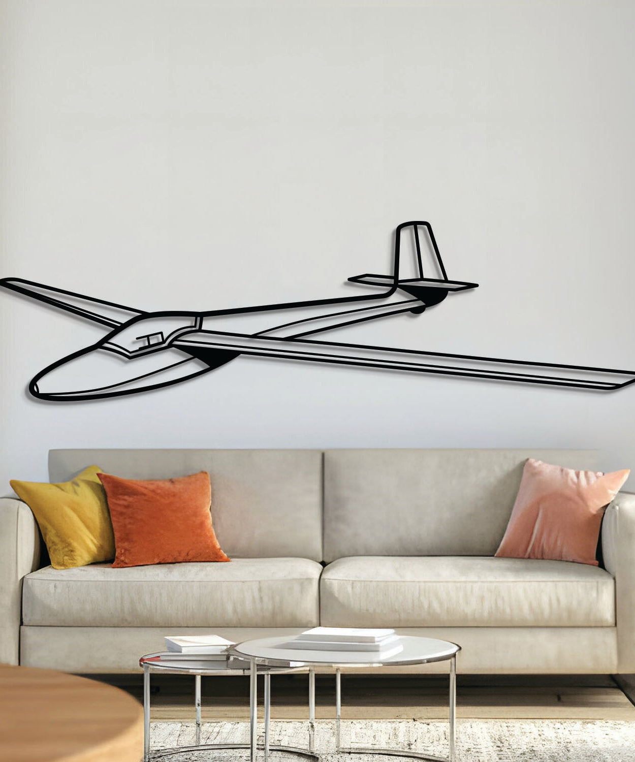 201 Standard Libelle Metall Flugzeug Wandkunst - NCP0252