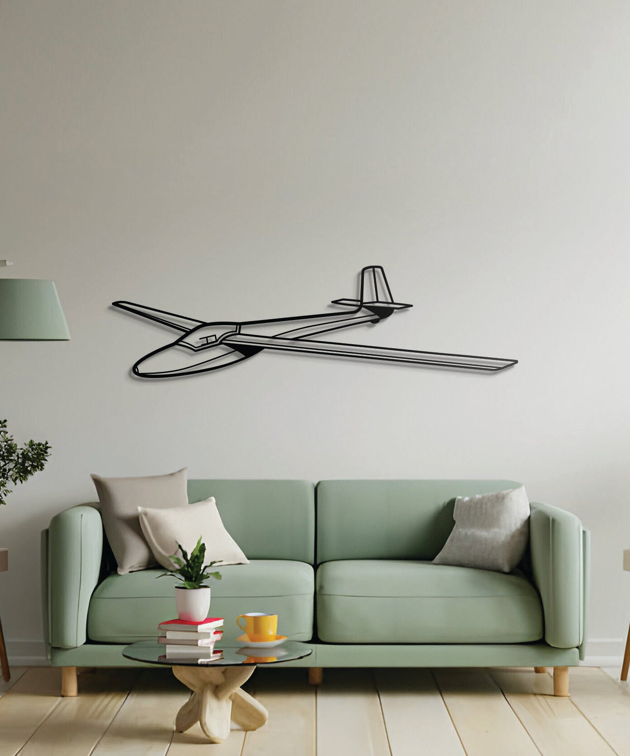201 Standard Libelle Metall Flugzeug Wandkunst - NCP0252