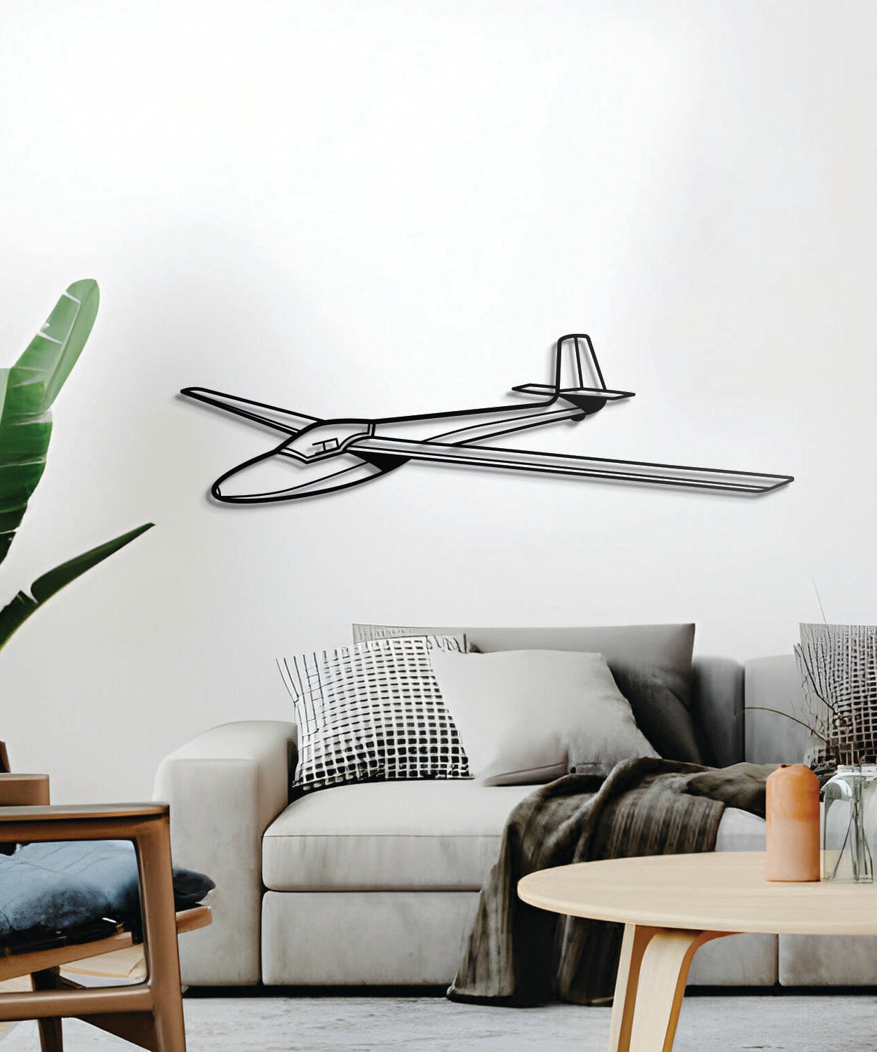 201 Standard Libelle Metall Flugzeug Wandkunst - NCP0252