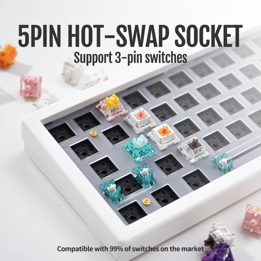 GMK67 65% Wireless Mechanical Keyboard Barebone Kit