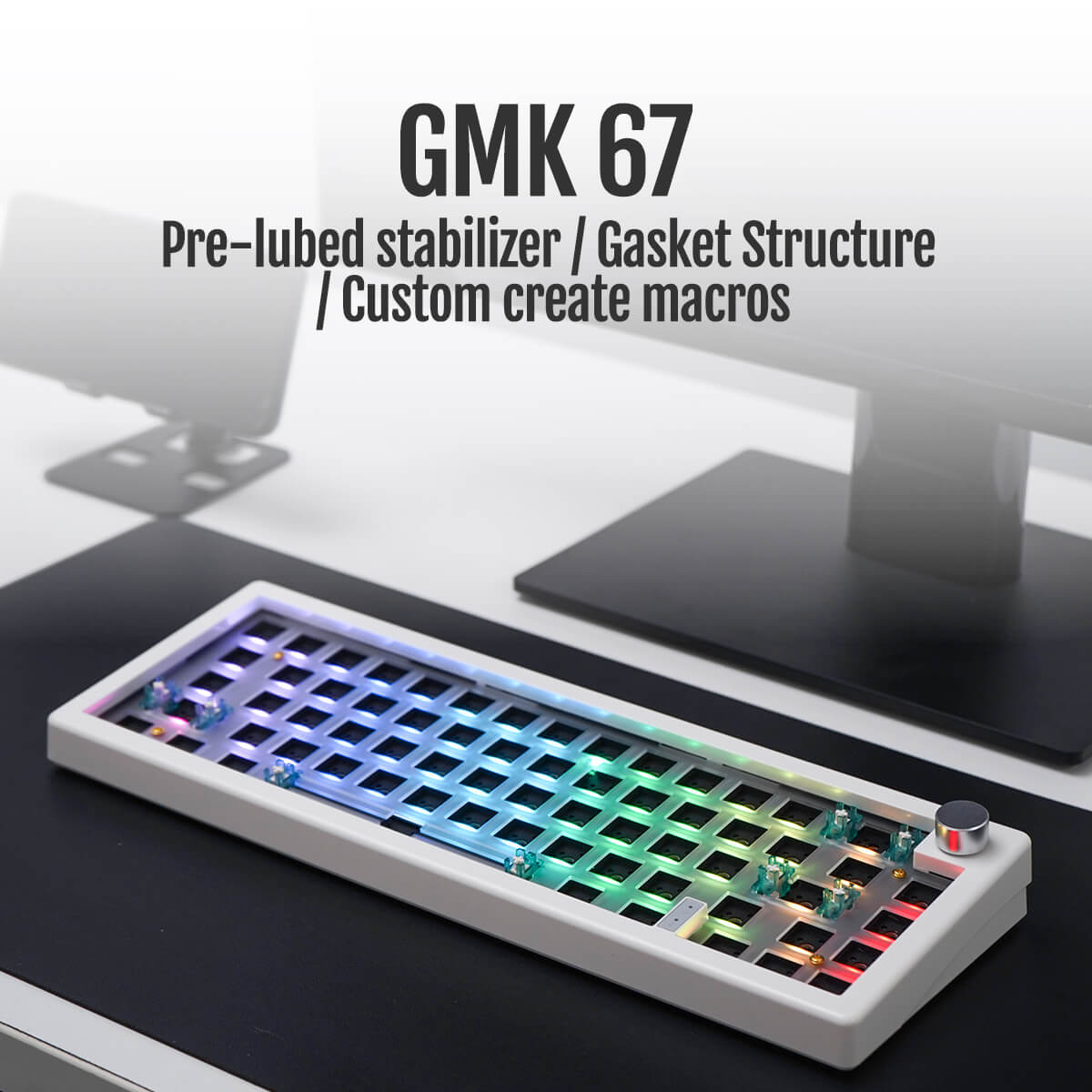 GMK67 65% Wireless Mechanical Keyboard Barebone Kit