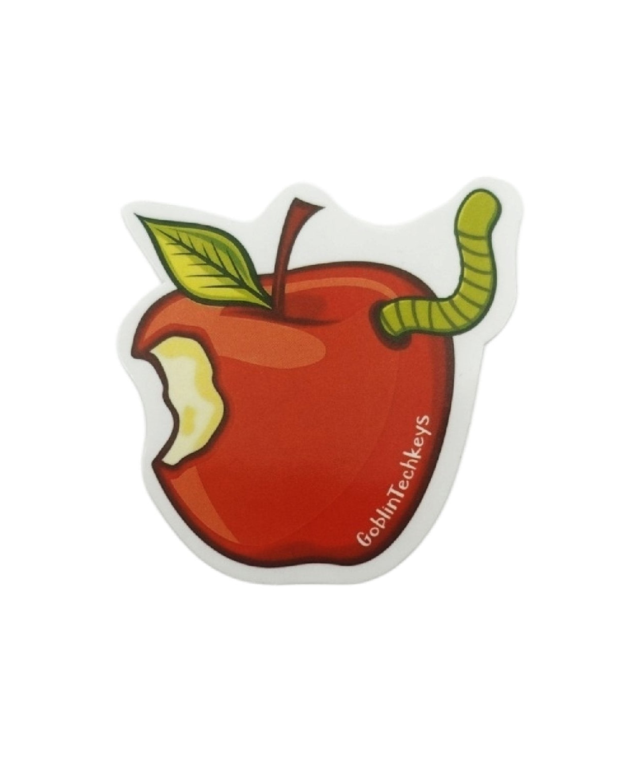 Goblintechkeys Bite Of Apple Sticker (2pcs)