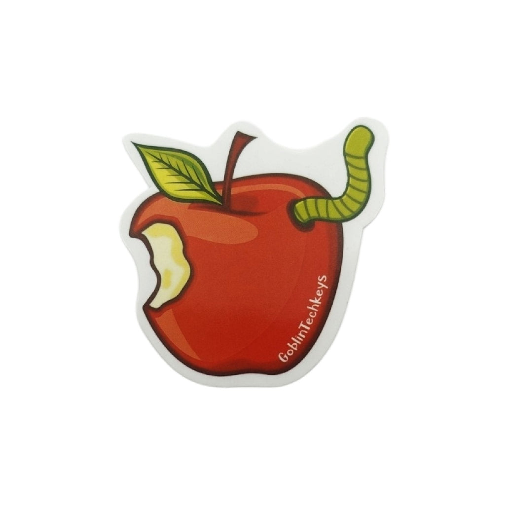 Goblintechkeys Bite Of Apple Sticker (2pcs)